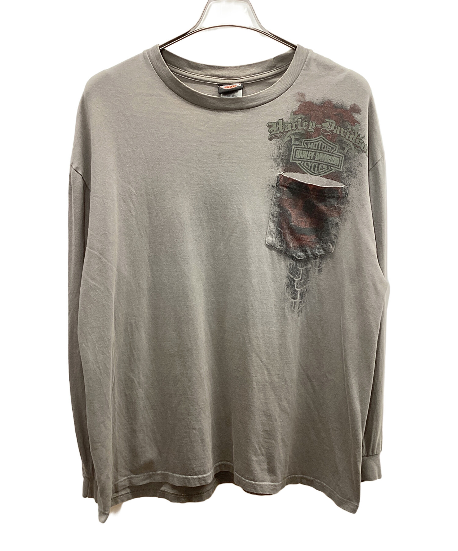中古・古着通販】HARLEY-DAVIDSON (ハーレーダビッドソン) 長袖Tシャツ