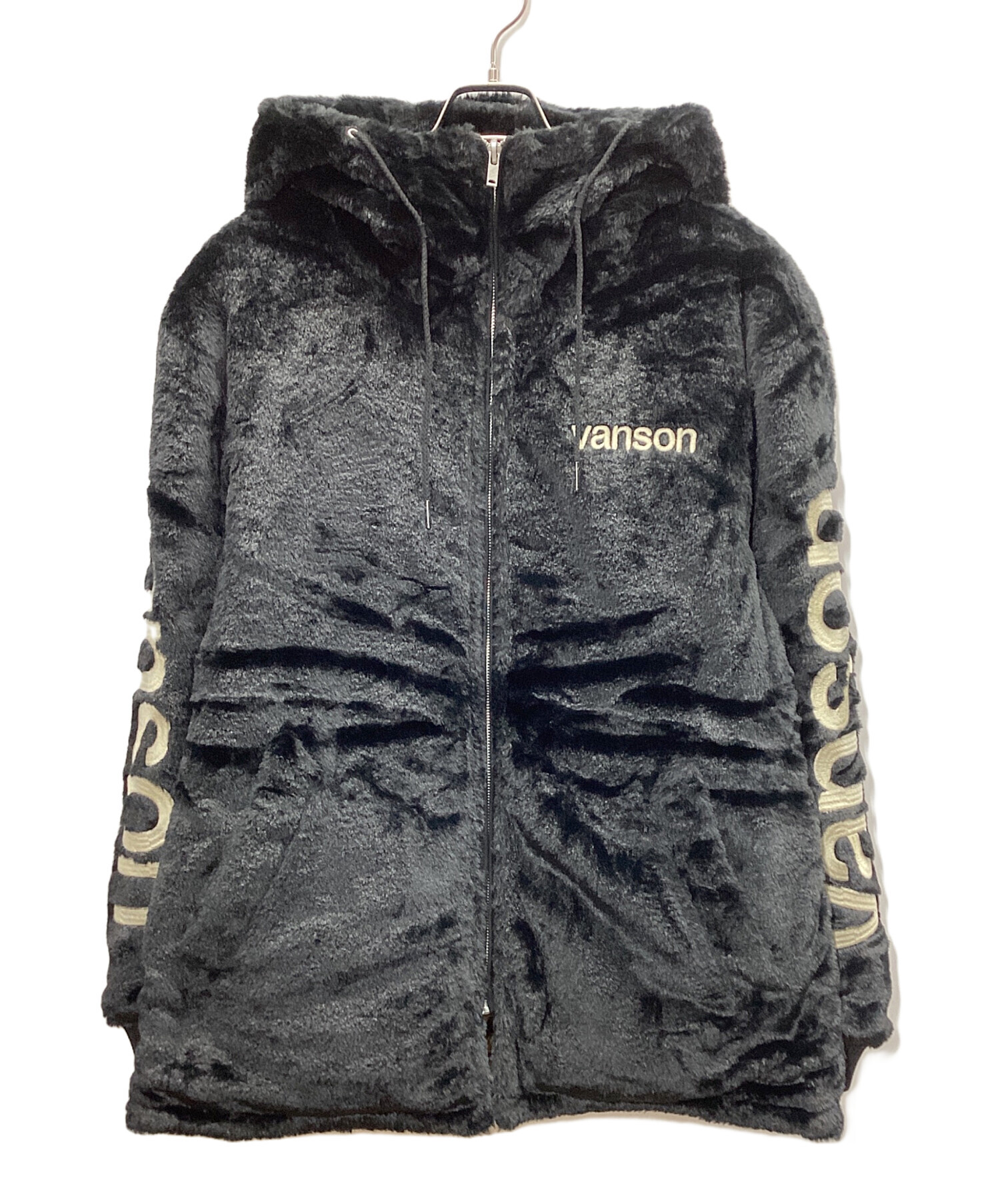 中古・古着通販】VANSON (バンソン) リバーシブルジャケット ブラック