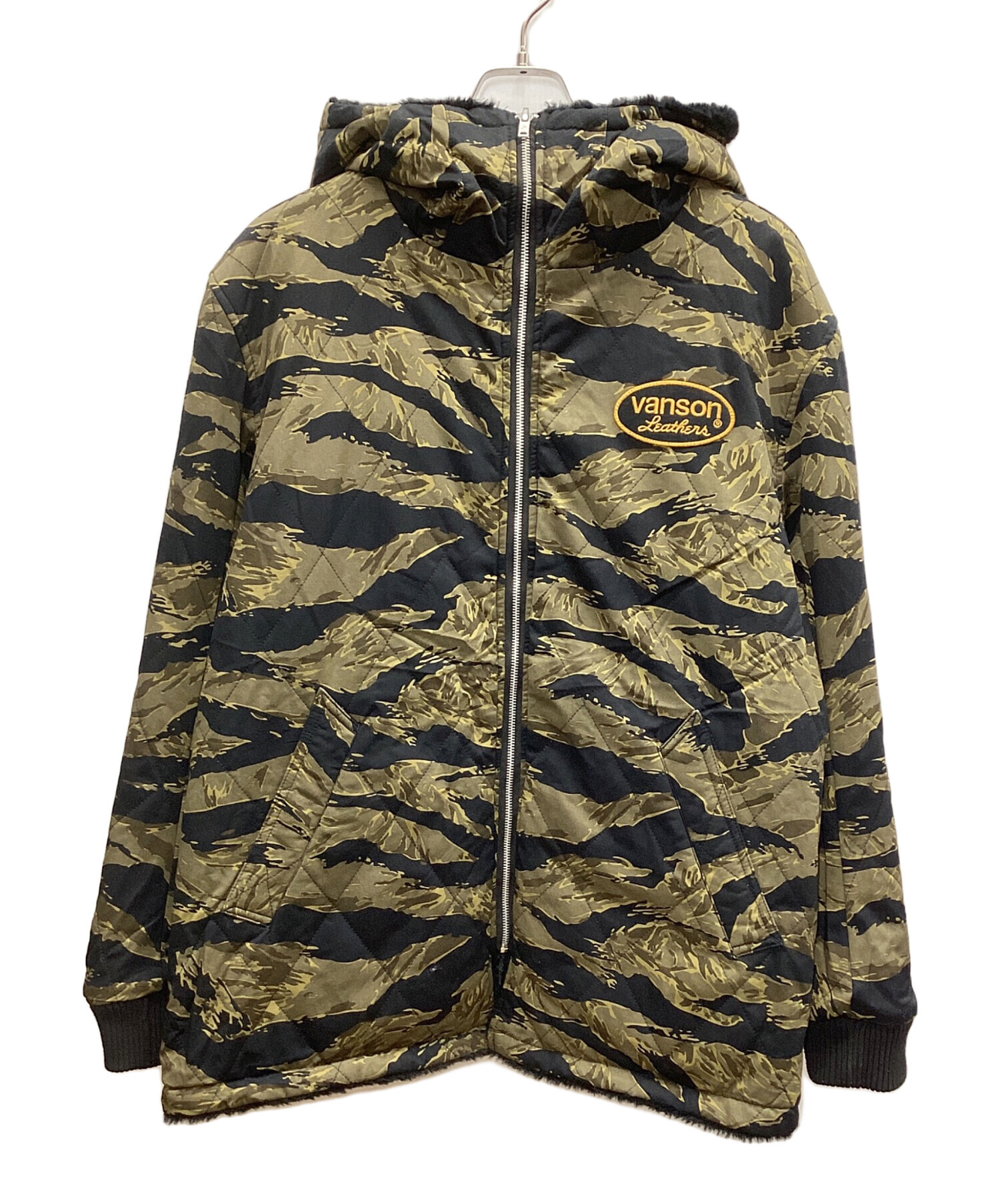 中古・古着通販】VANSON (バンソン) リバーシブルジャケット ブラック