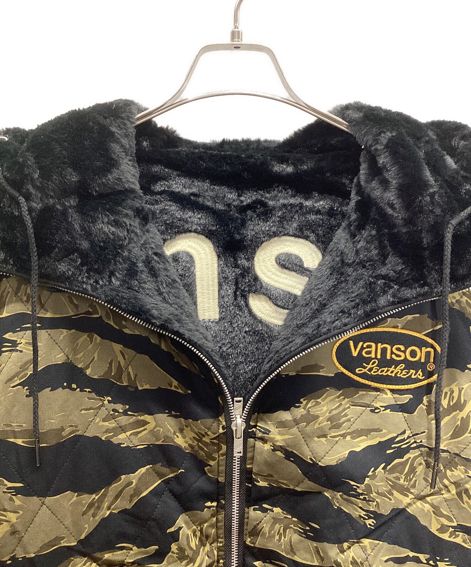 中古・古着通販】VANSON (バンソン) リバーシブルジャケット ブラック
