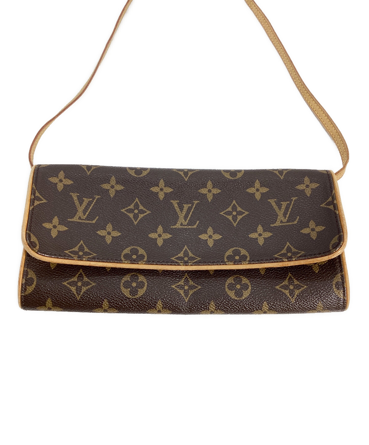 【Louis Vuitton】ポシェットツインPMモノグラムS/N CA0969 ポシェット ツインPM モノグラム ショルダーバッグ PVC レザー