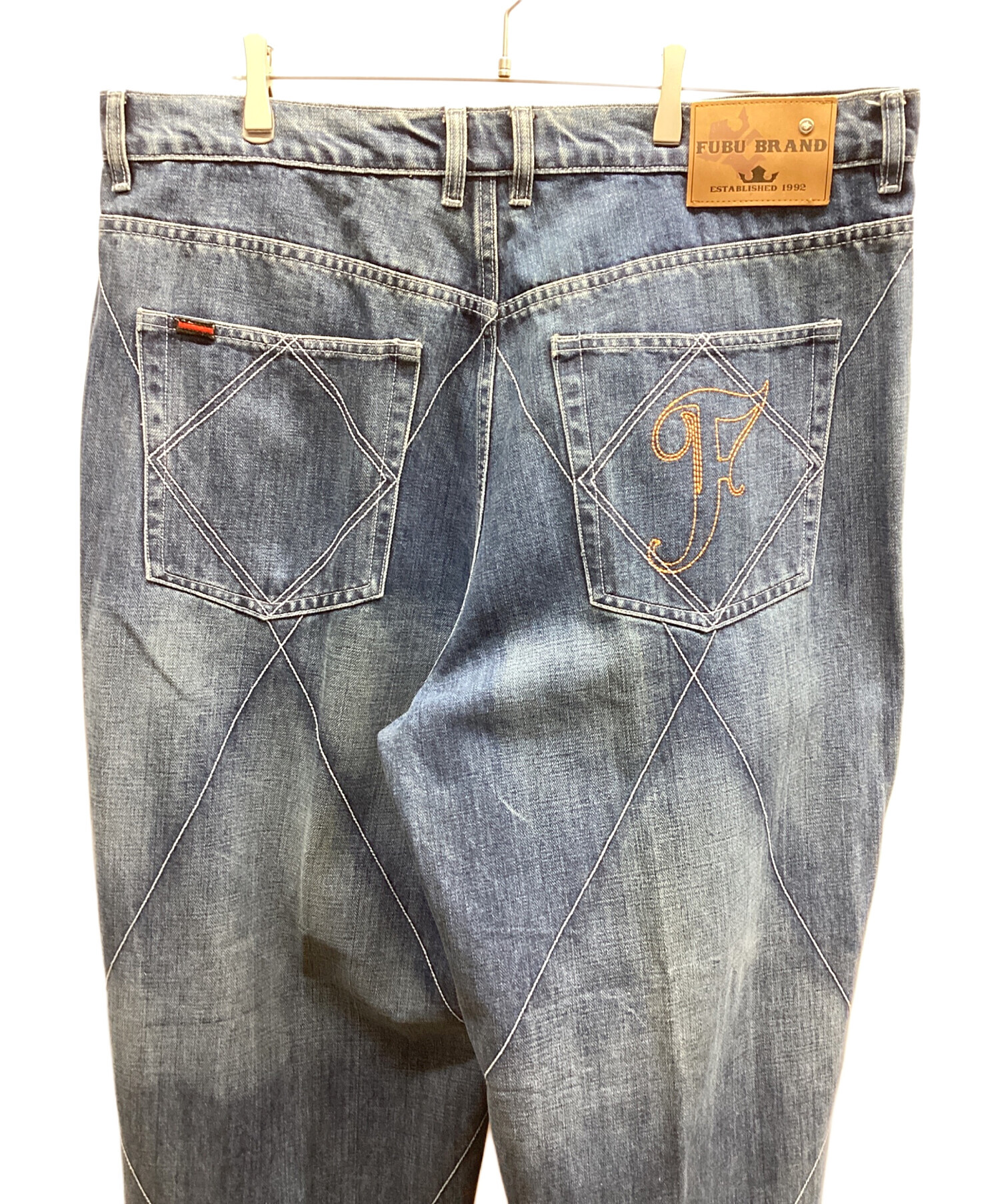 中古・古着通販】FUBU (フブ) デニムパンツ ブルー サイズ:101cm(W40 
