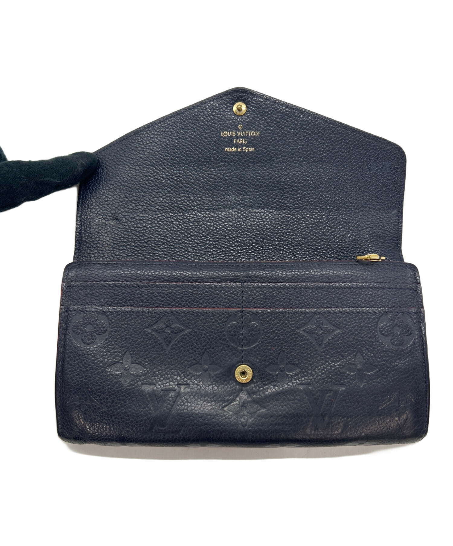 中古・古着通販】LOUIS VUITTON (ルイ ヴィトン) 長財布 ネイビー