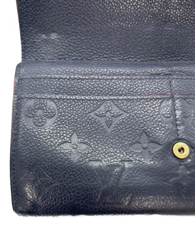 中古・古着通販】LOUIS VUITTON (ルイ ヴィトン) 長財布 ネイビー