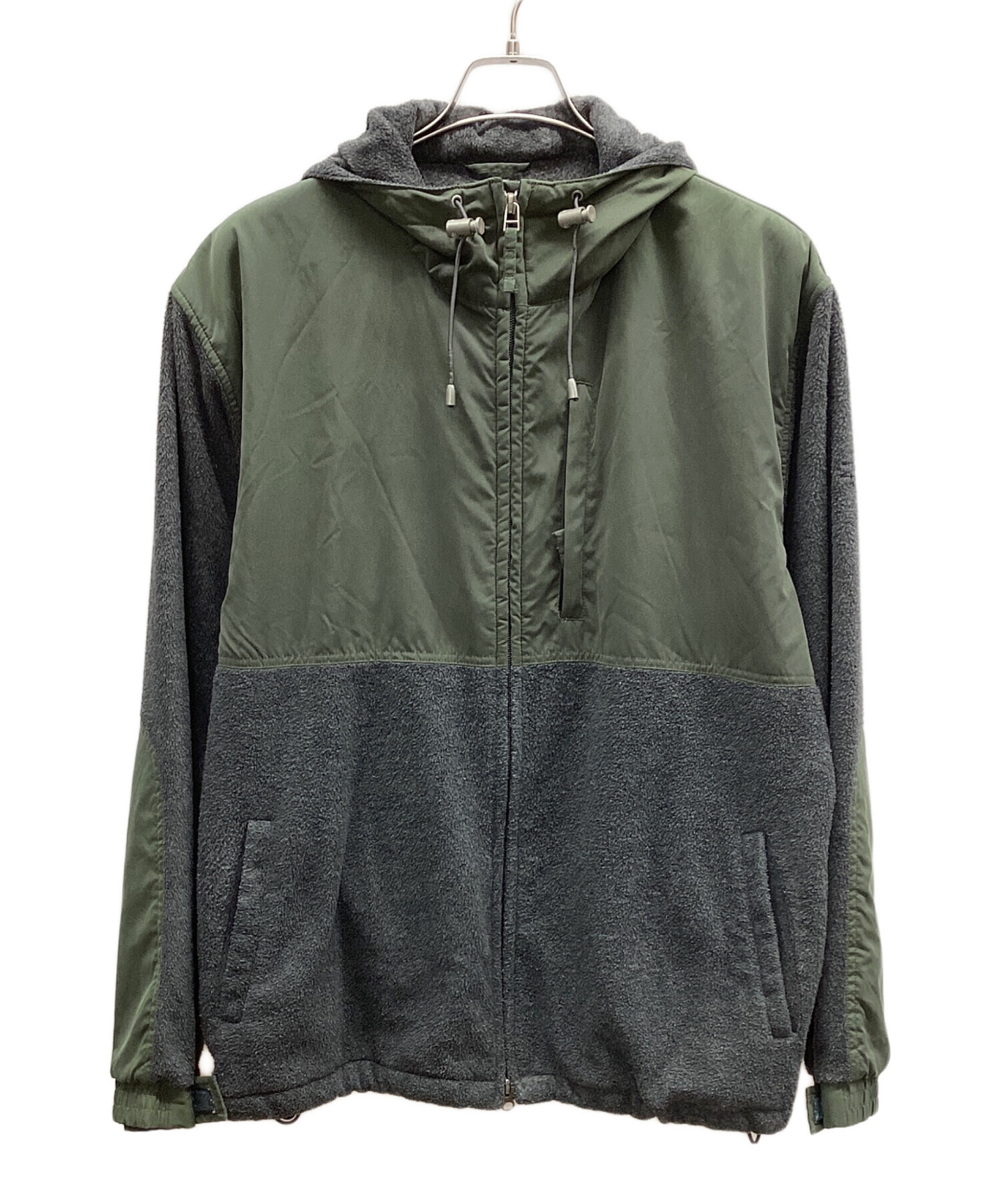 中古・古着通販】stussy (ステューシー) フリースジャケット グリーン 