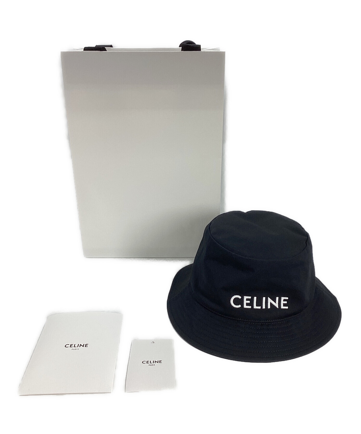 中古・古着通販】CELINE (セリーヌ) CELINE バケットハット ブラック