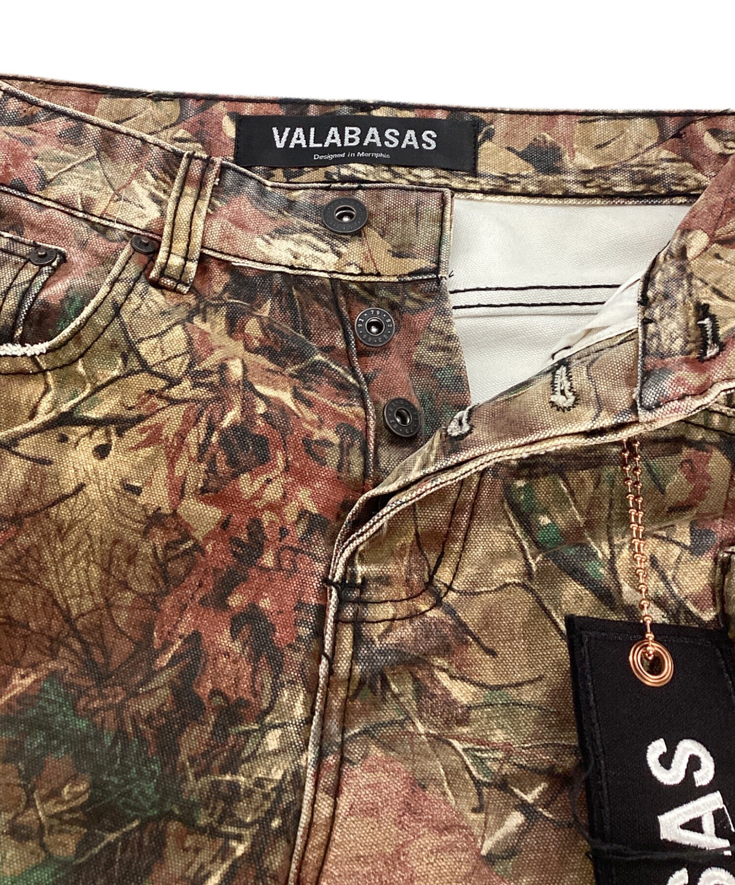 中古・古着通販】VALABASAS (バラバサス) デニムショートパンツ