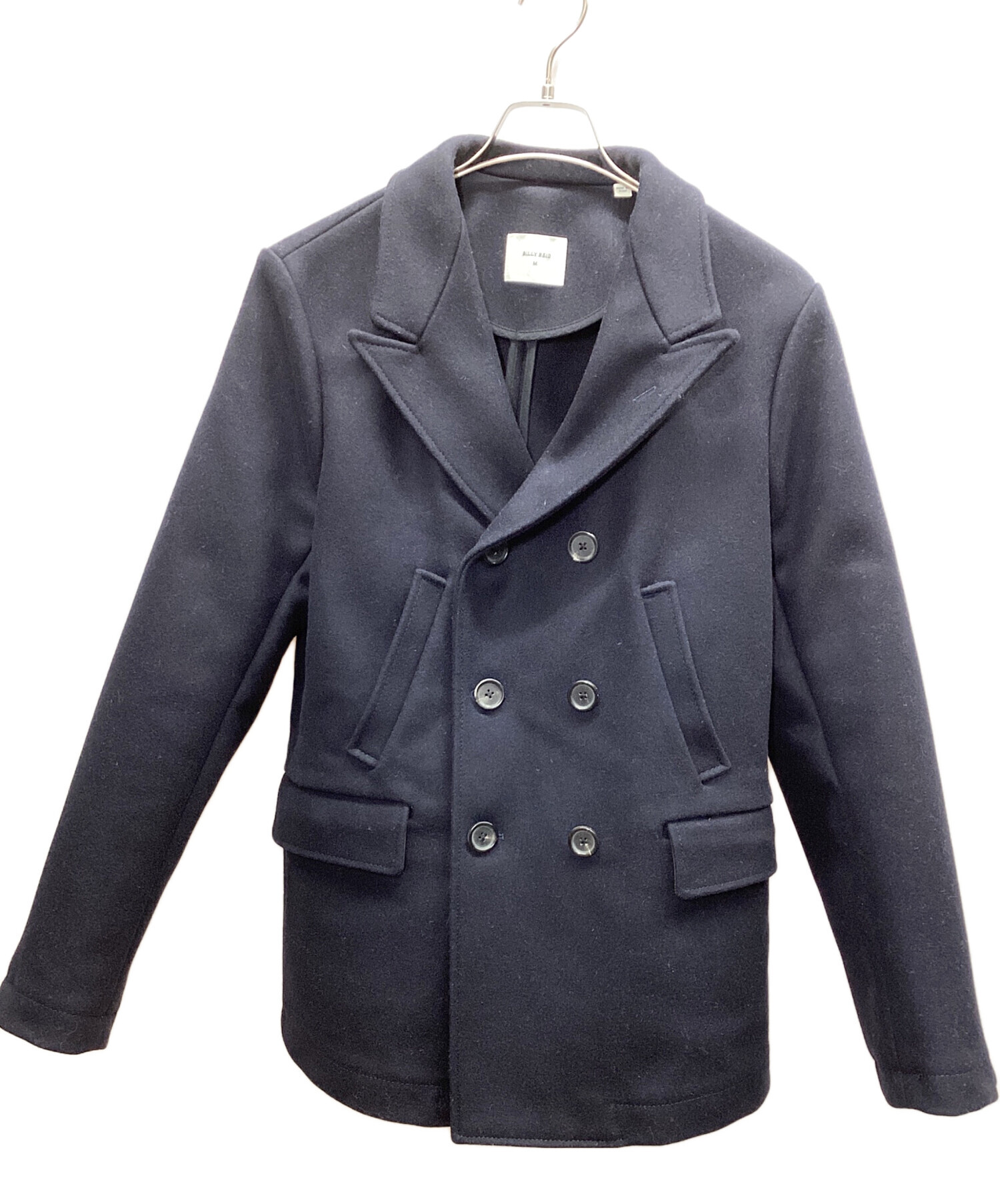 中古・古着通販】BILLY REID (ビリーリード) Pコート ネイビー サイズ