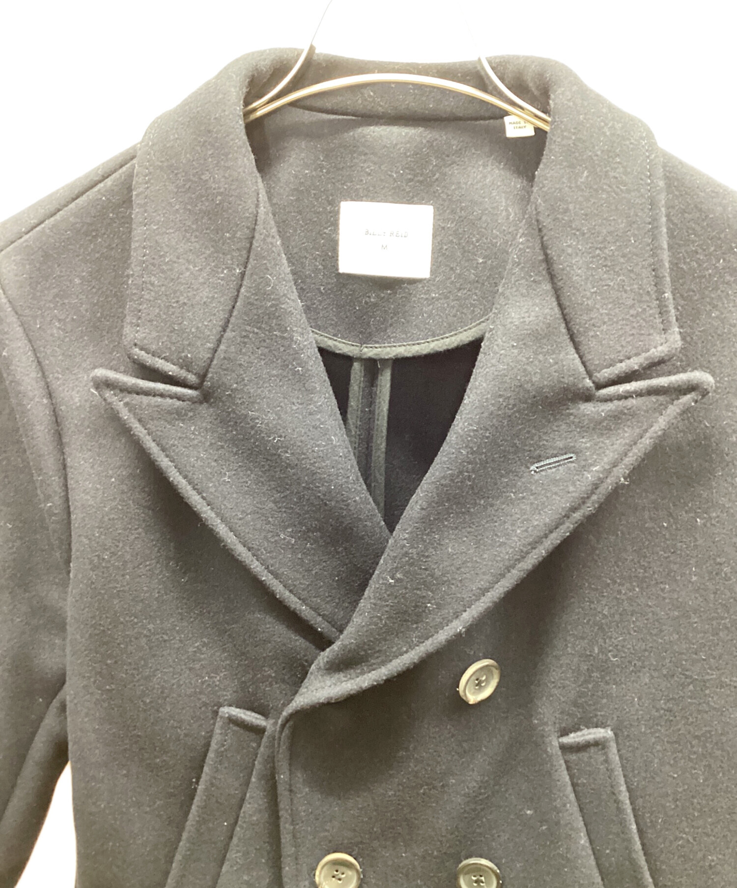 中古・古着通販】BILLY REID (ビリーリード) Pコート ネイビー サイズ