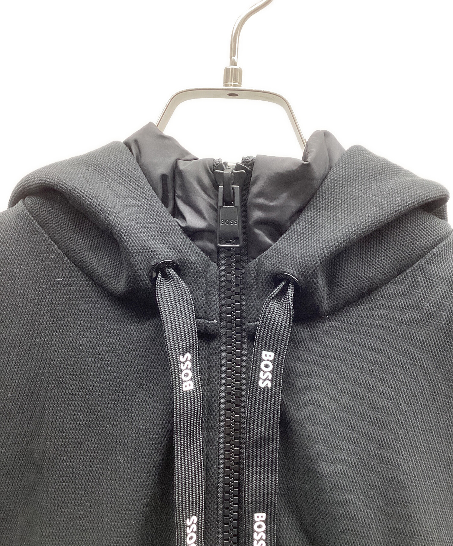 中古・古着通販】BOSS (ボス) ジップパーカー ブラック サイズ:L 
