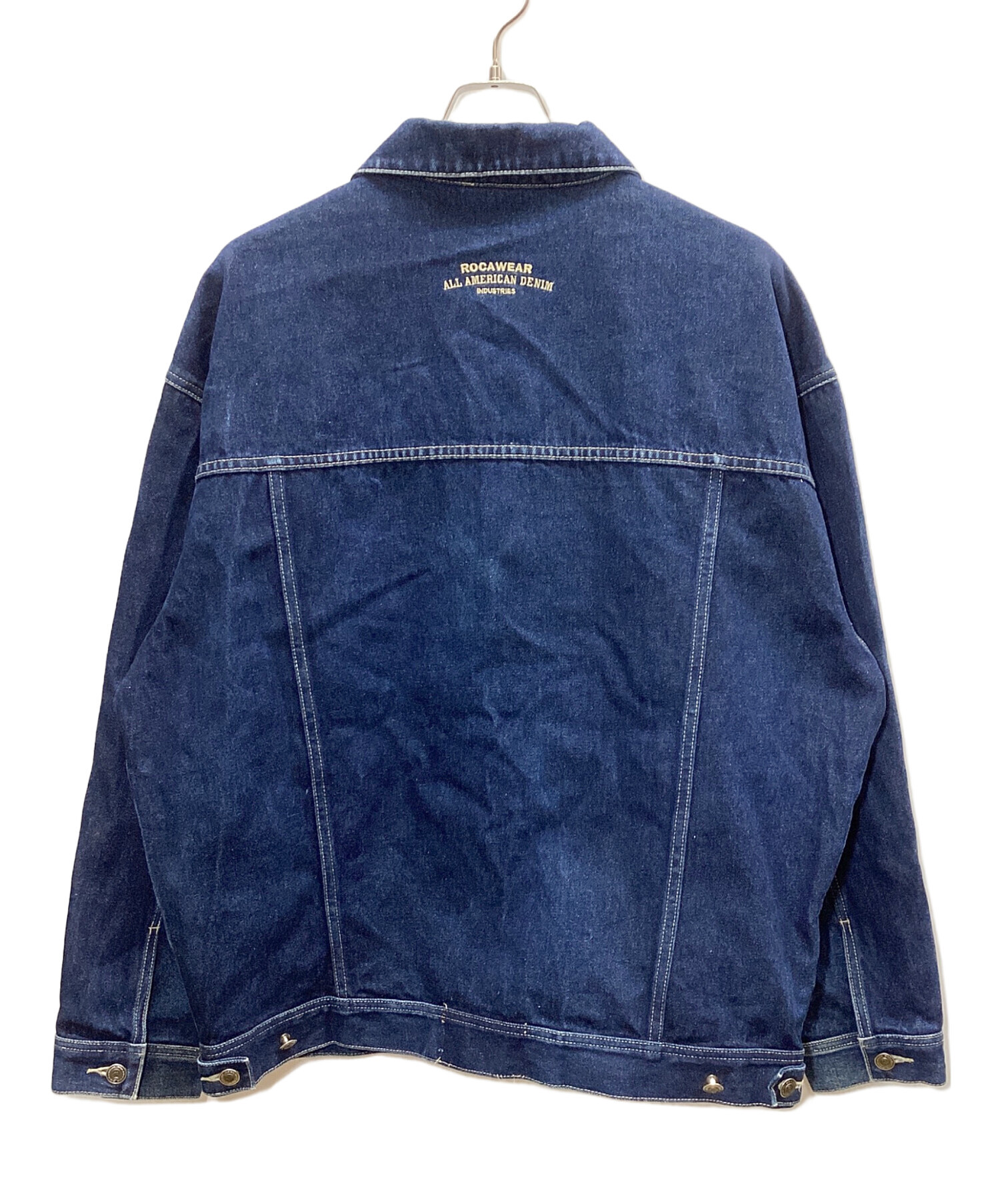 中古・古着通販】ROCA WEAR (ロカウェア) デニムジャケット ネイビー