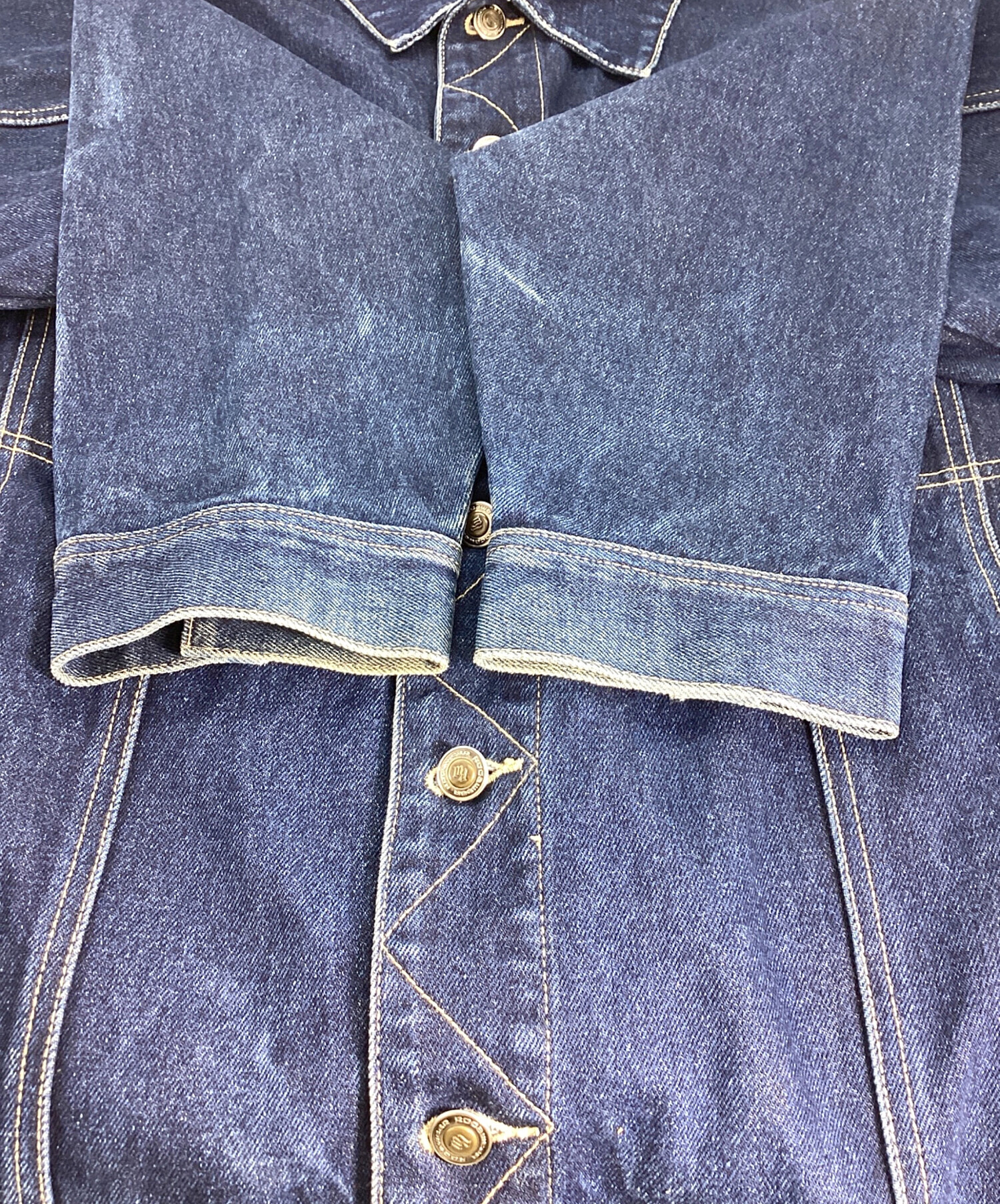 中古・古着通販】ROCA WEAR (ロカウェア) デニムジャケット ネイビー 