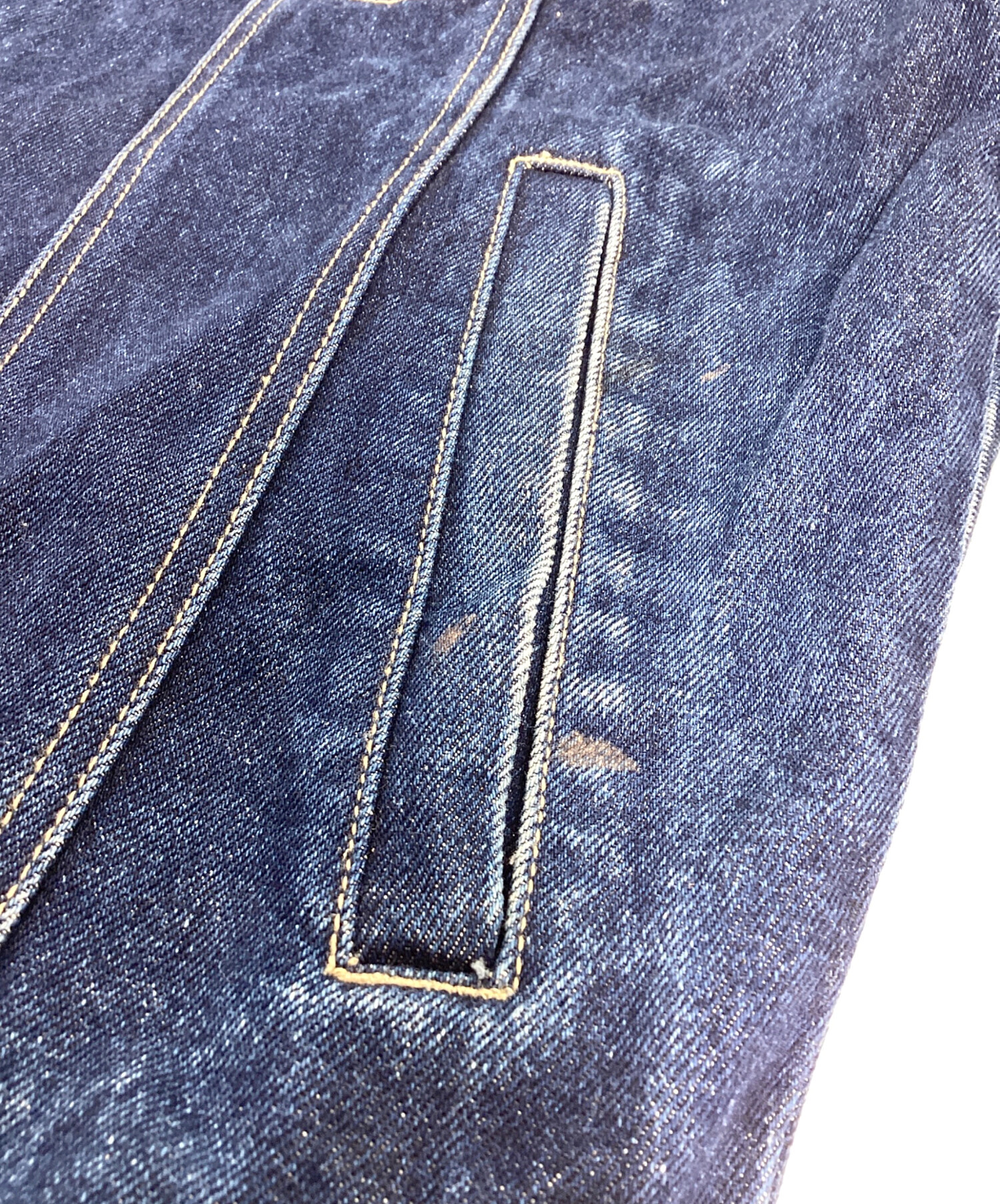 中古・古着通販】ROCA WEAR (ロカウェア) デニムジャケット ネイビー 