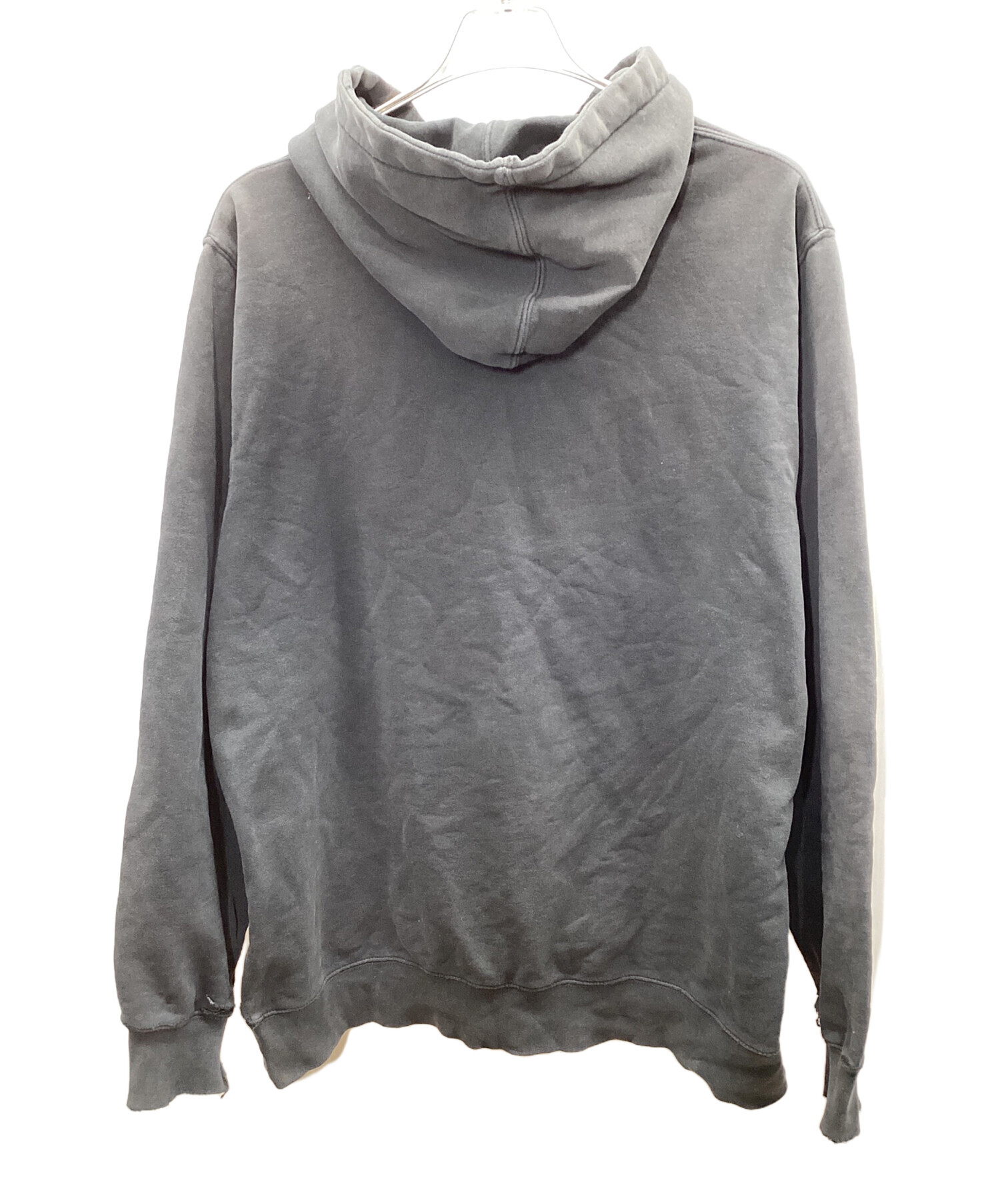 中古・古着通販】stussy (ステューシー) パーカー ブラック サイズ:XL