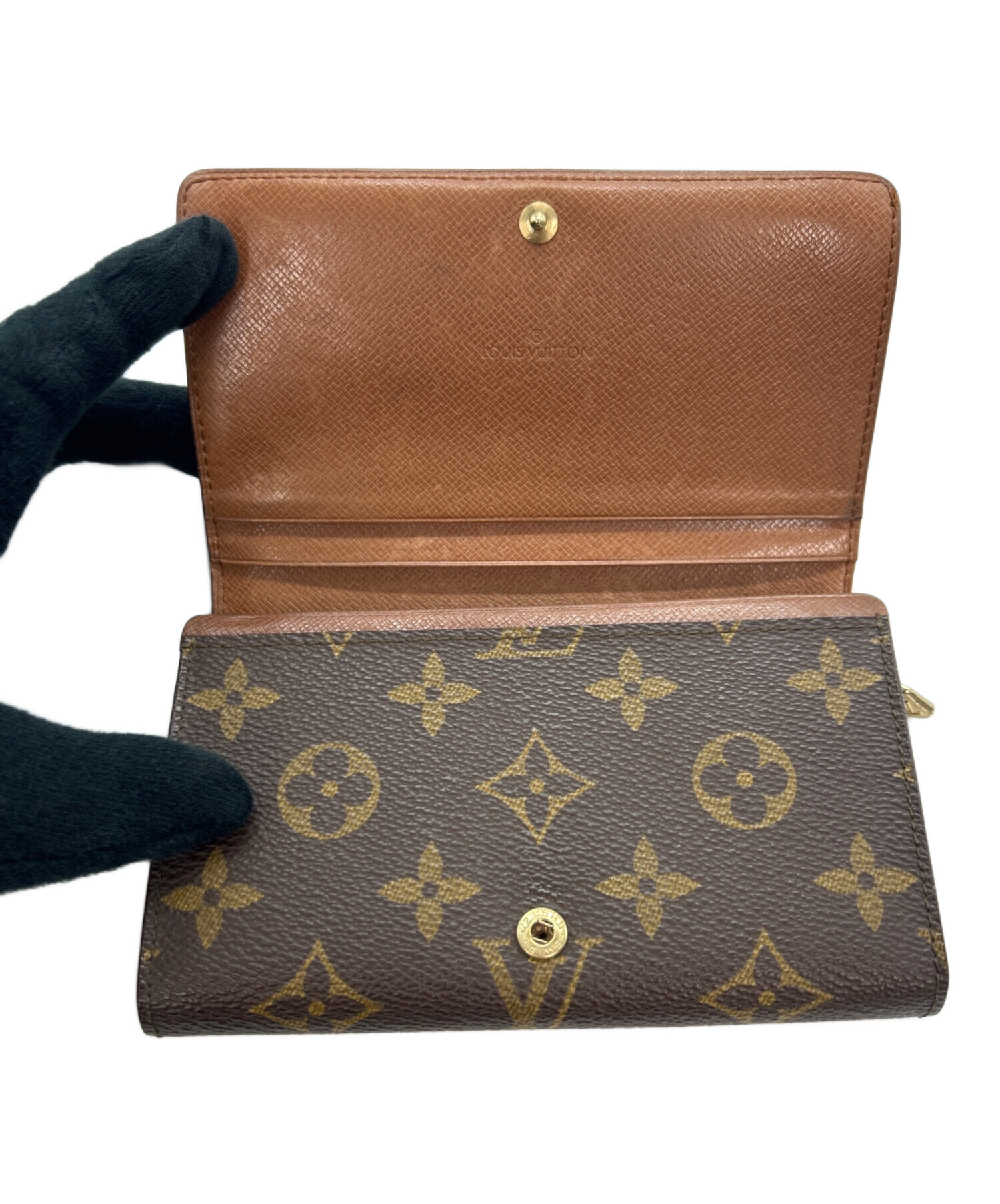 未使用✨　LOUIS VUITTON モノグラム ポルトモネ ビエトレゾール ✨鑑定済み✨ルイヴィトン✨ポルトモネビエ トレゾール✨モノグラム