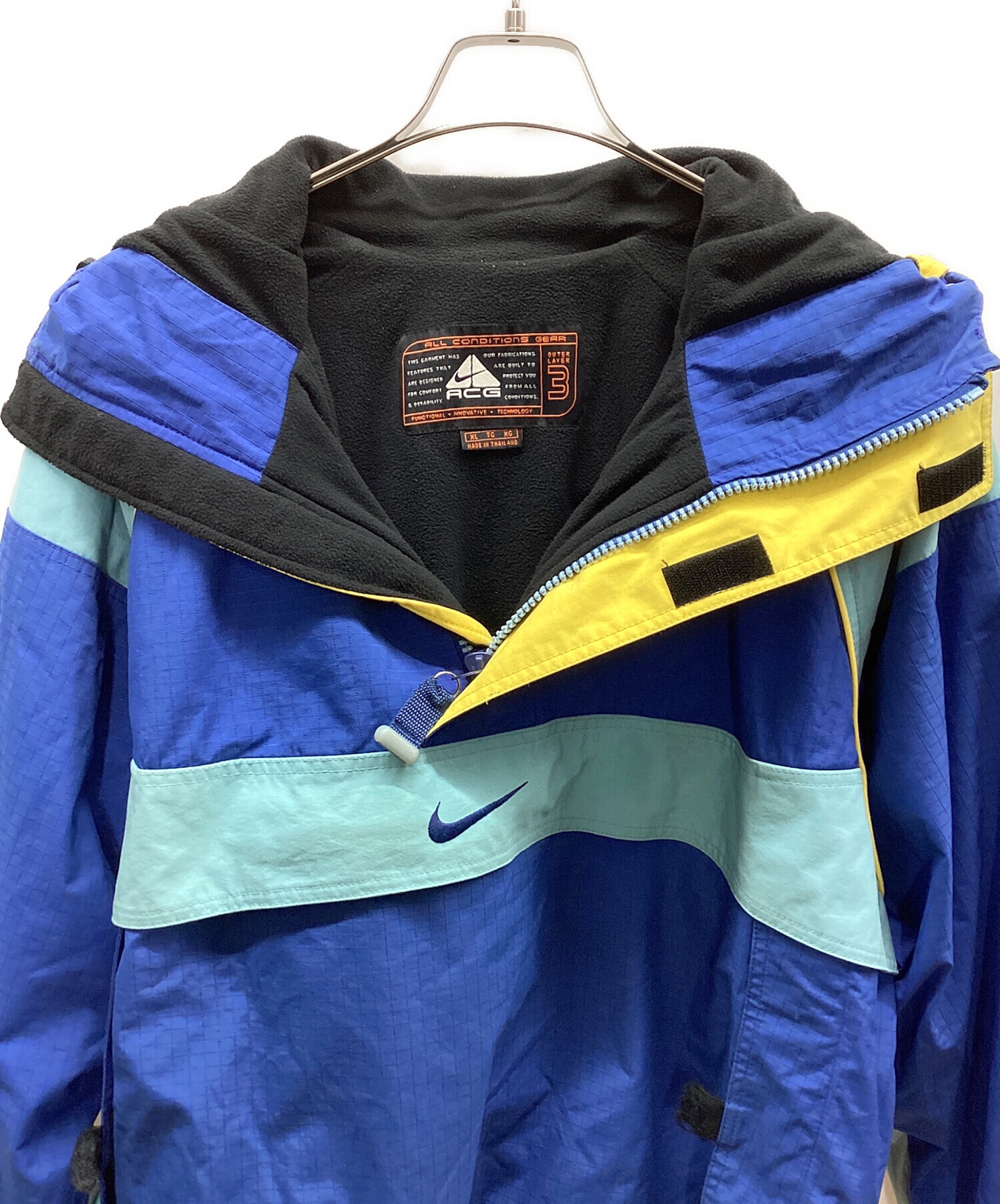 Nike アノラックパーカーMサイズ 中古・古着通販】NIKE (ナイキ) アノラックパーカー ブルー サイズ:XL