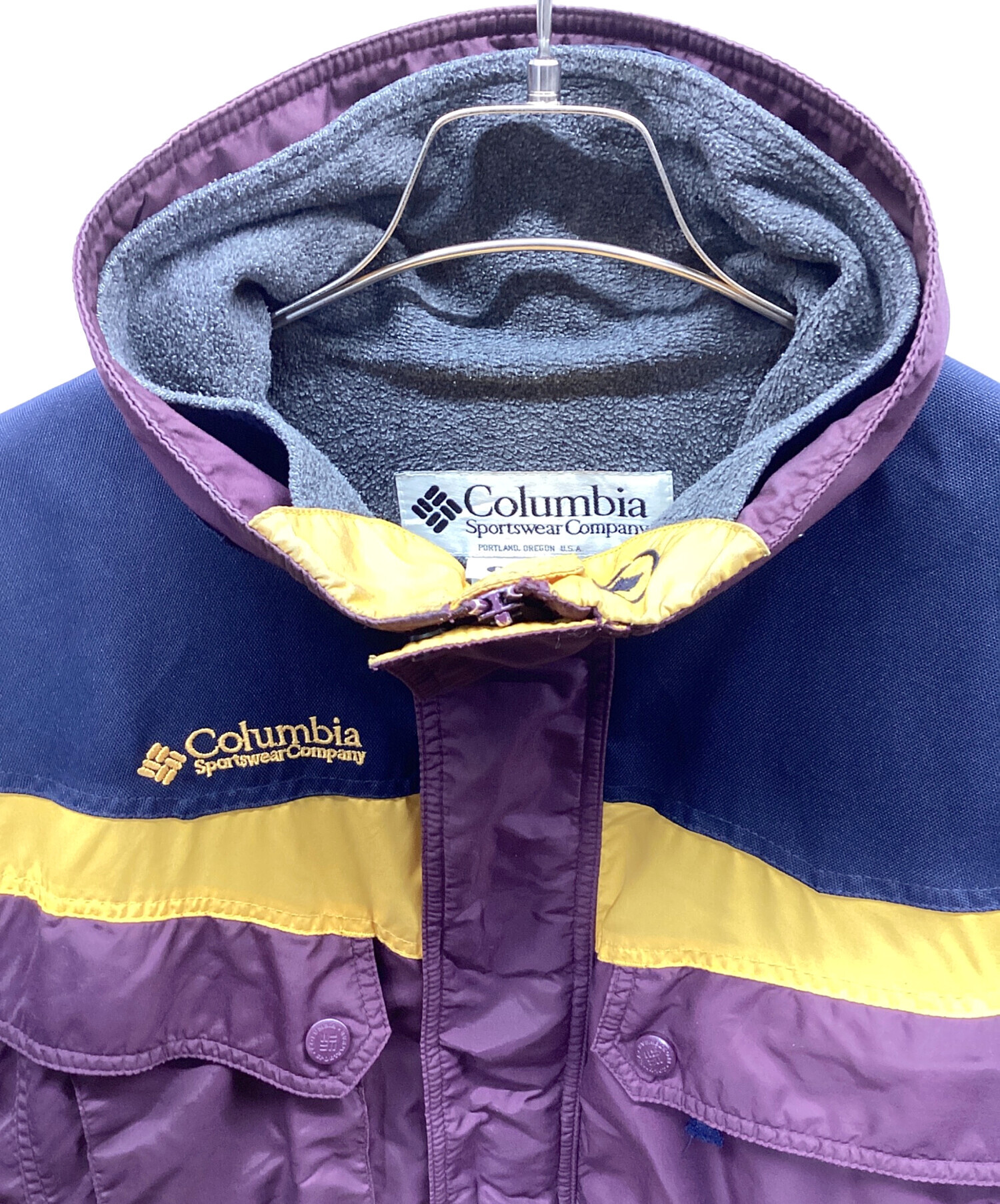 中古・古着通販】Columbia (コロンビア) ナイロンジャケット パープル 