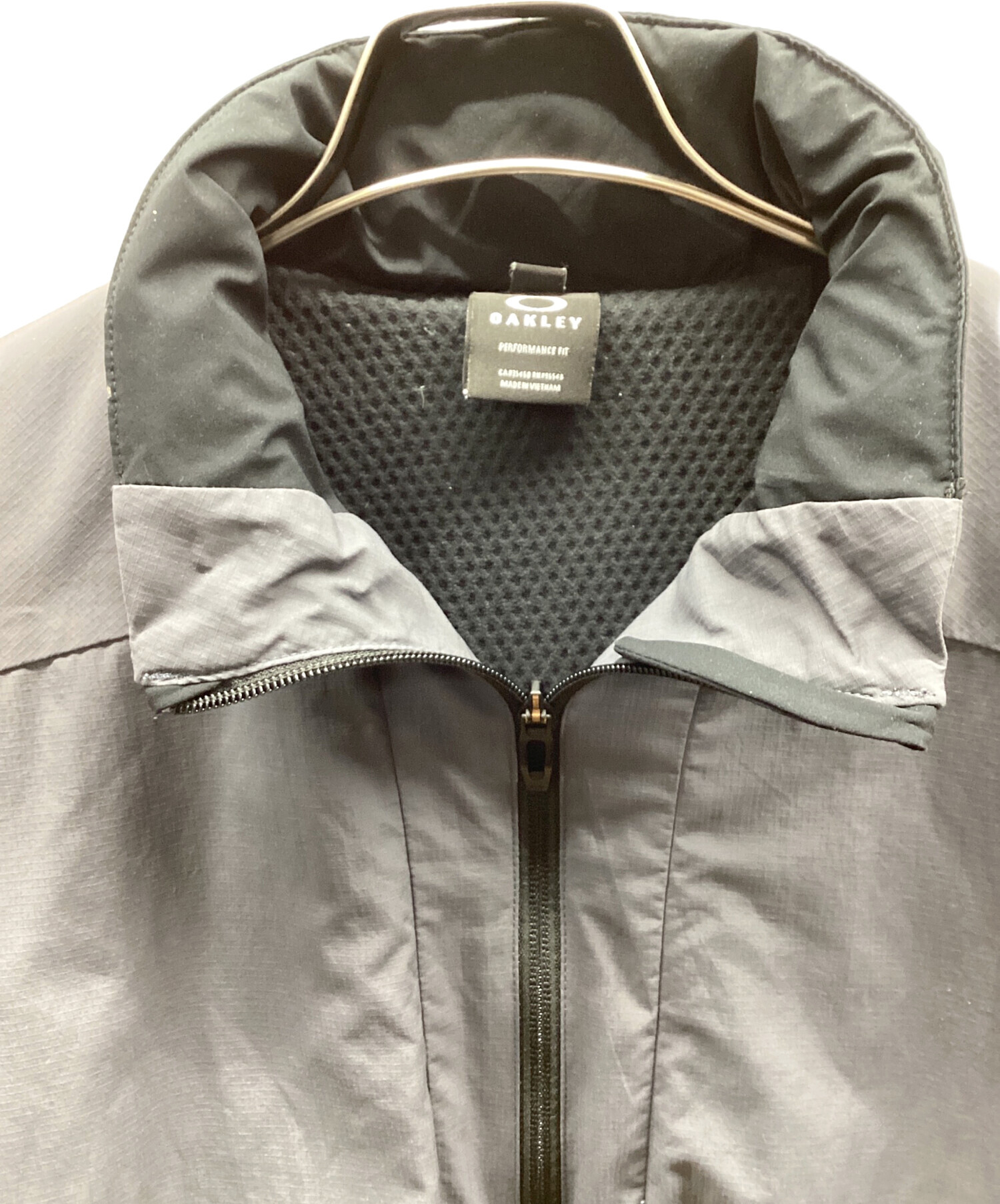 中古・古着通販】OAKLEY (オークリー) ナイロンジャケット ブラック 