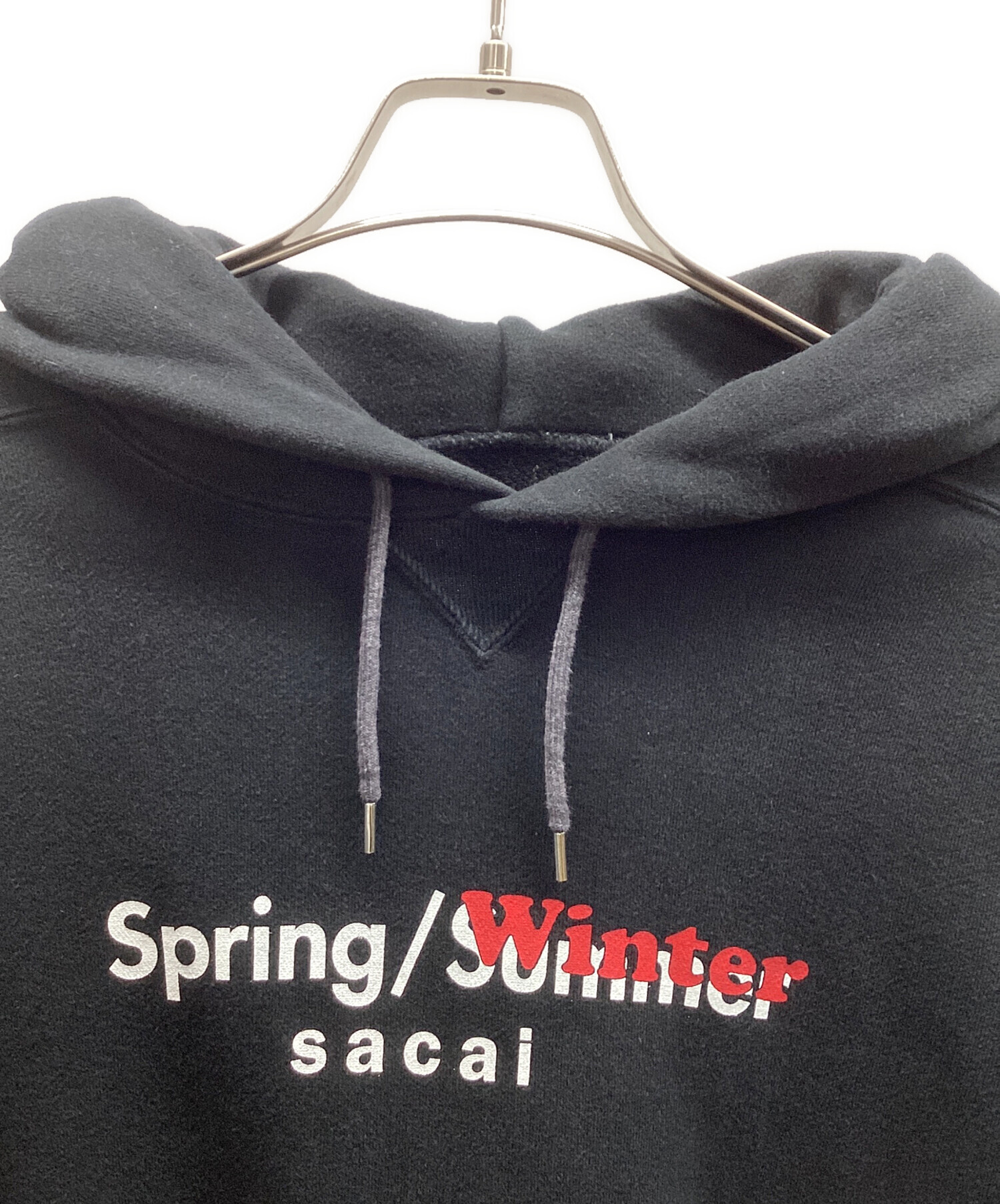 sacai サカイ スウェット 3(L位) 黒 【古着】【中古】 sacai - sacai サカイ スウェット 3(L位) 黒 【古着】【中古】の通販