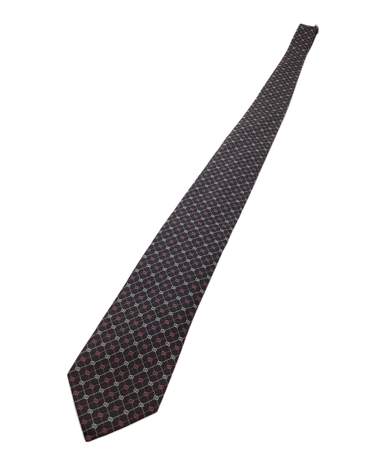 Y.m【箱付き 美品】GUCCI グッチ ネクタイ 2008年ビンテージ 中古・古着通販】GUCCI (グッチ) ネクタイ ブラウン×ベージュ サイズ