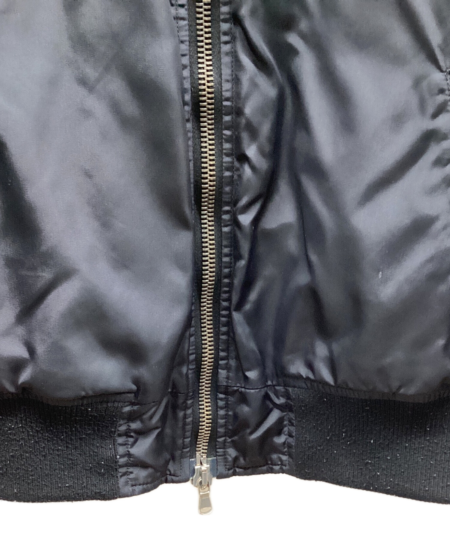 中古・古着通販】KOMAKINO (コマキノ) MA-1ジャケット ブラック サイズ