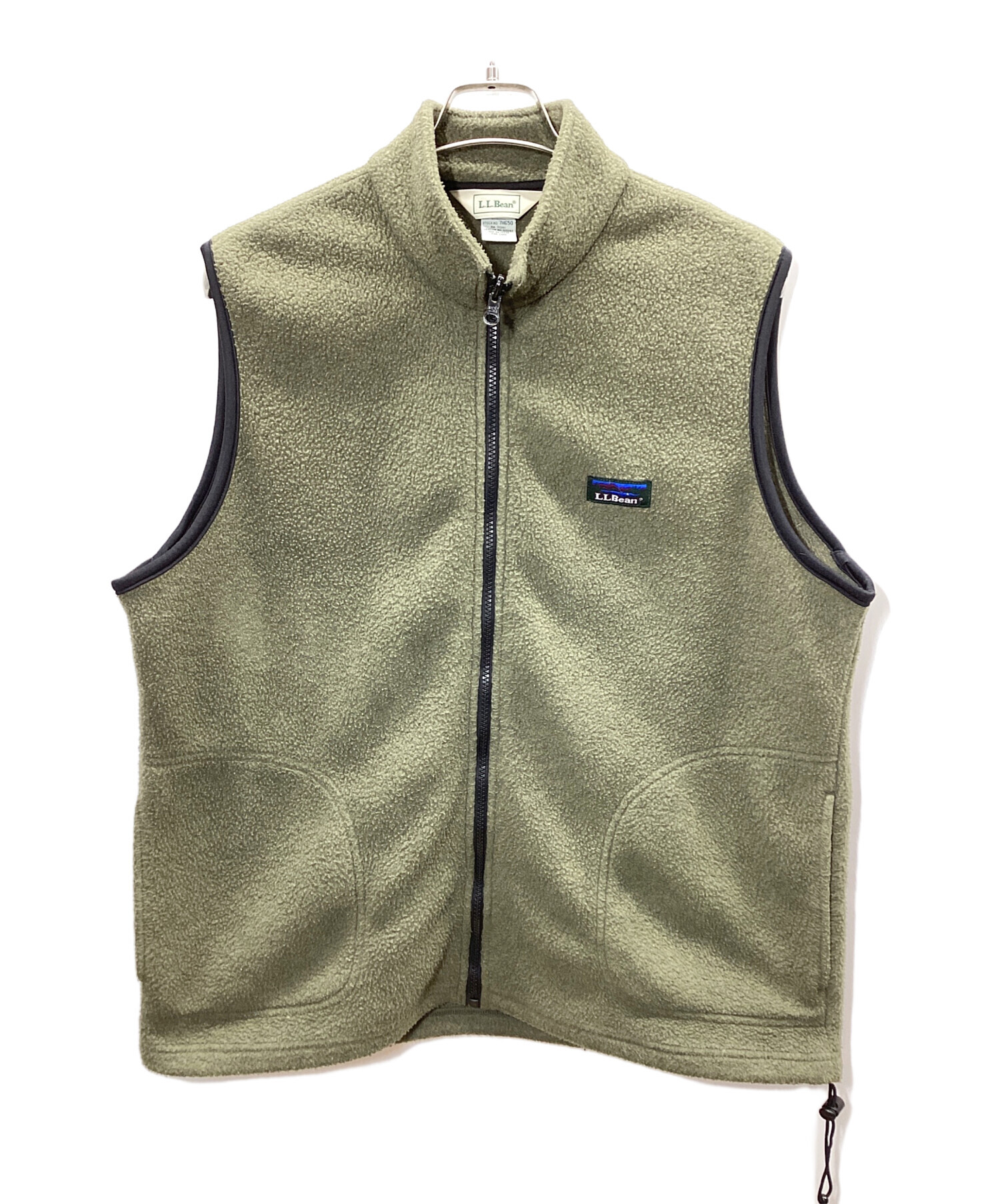 中古・古着通販】L.L.Bean (エルエルビーン) フリースベスト カーキ 