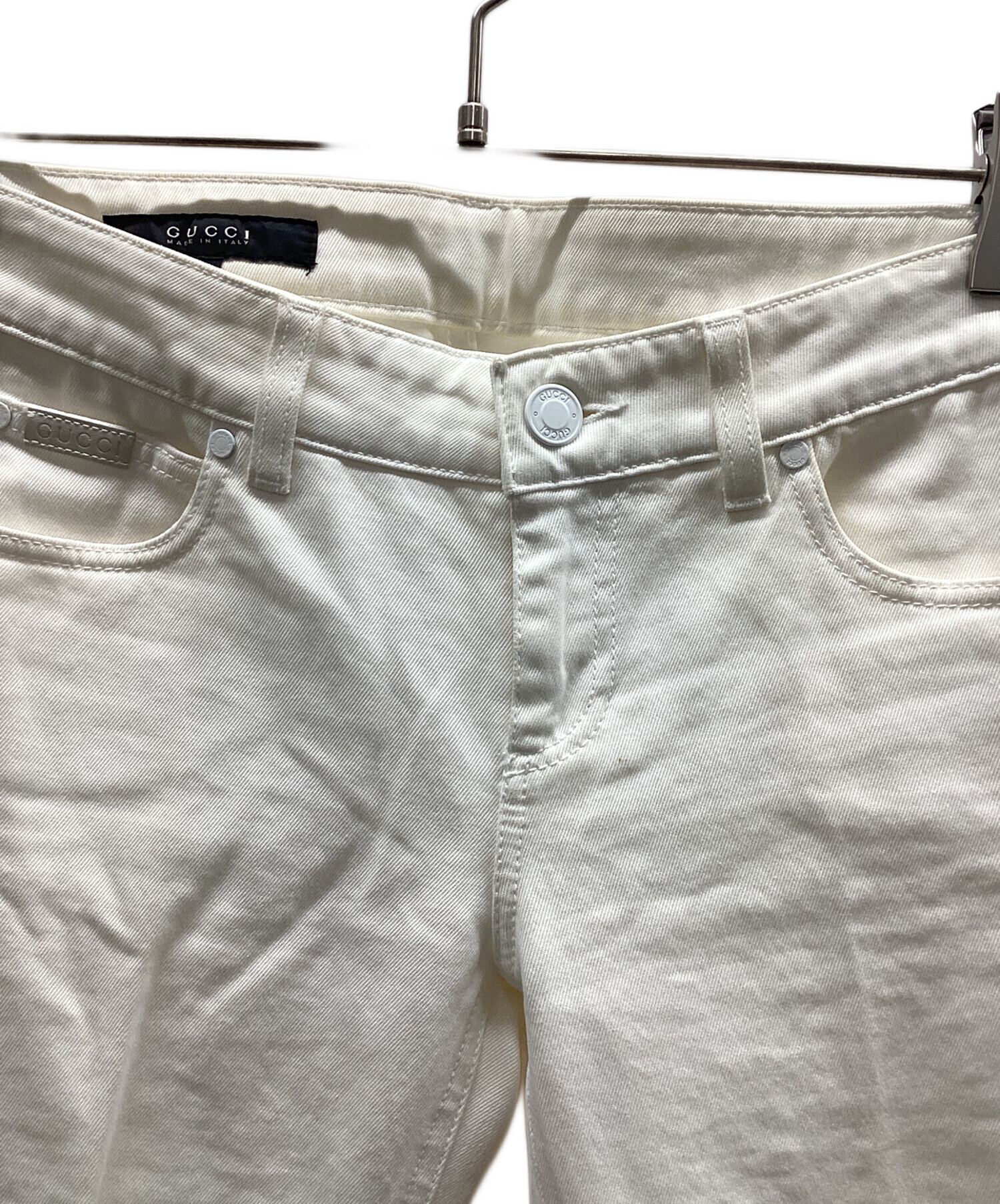 GUCCIのパンツ　ホワイト　新品(4/20 値下げ) 楽天市場】グッチ GUCCI（カラーホワイト）（ズボン・パンツ｜メンズ
