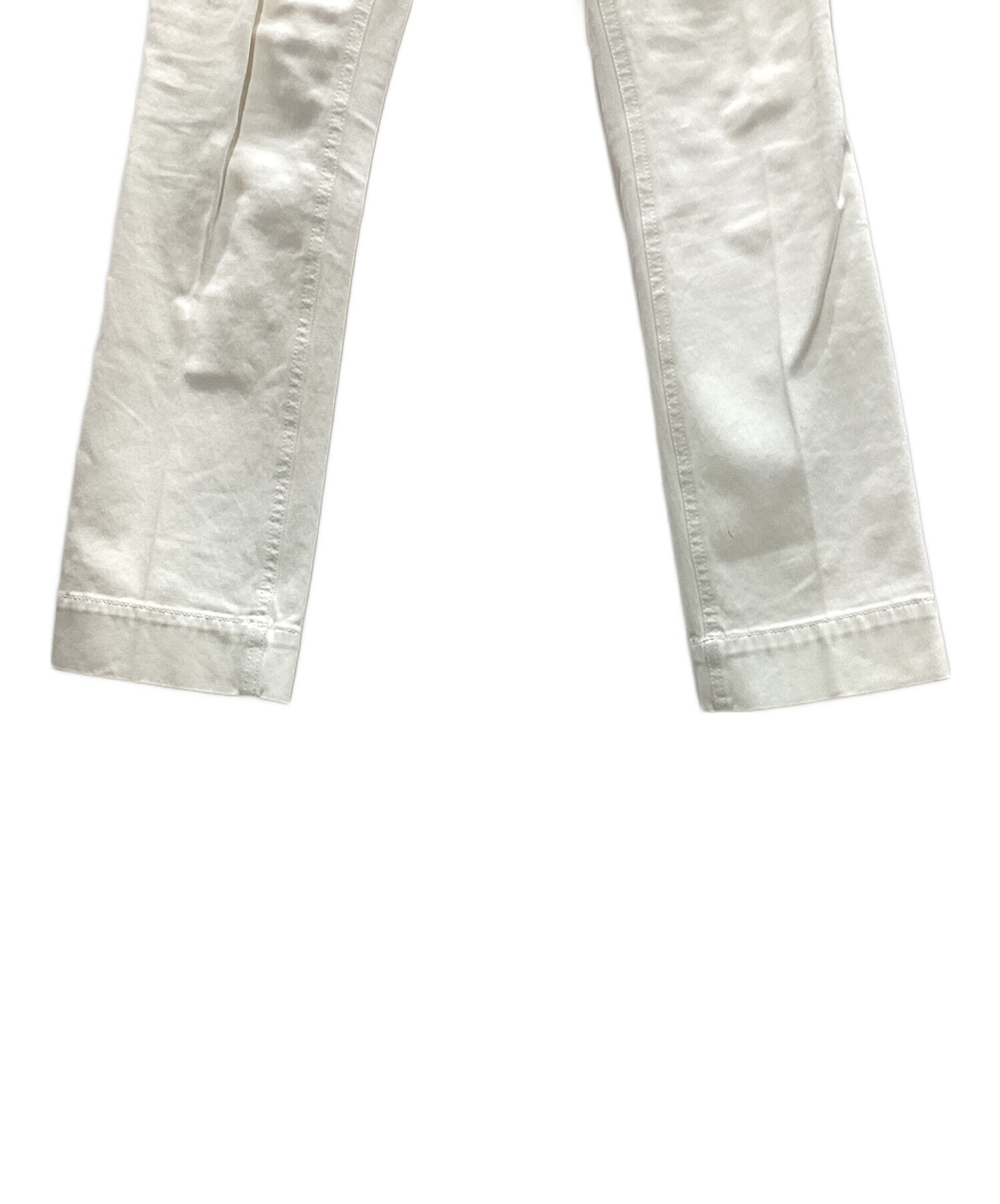 中古・古着通販】GUCCI (グッチ) GUCCI スキニーパンツ ホワイト 中古・古着通販】GUCCI (グッチ) GUCCI スキニーパンツ ホワイト
