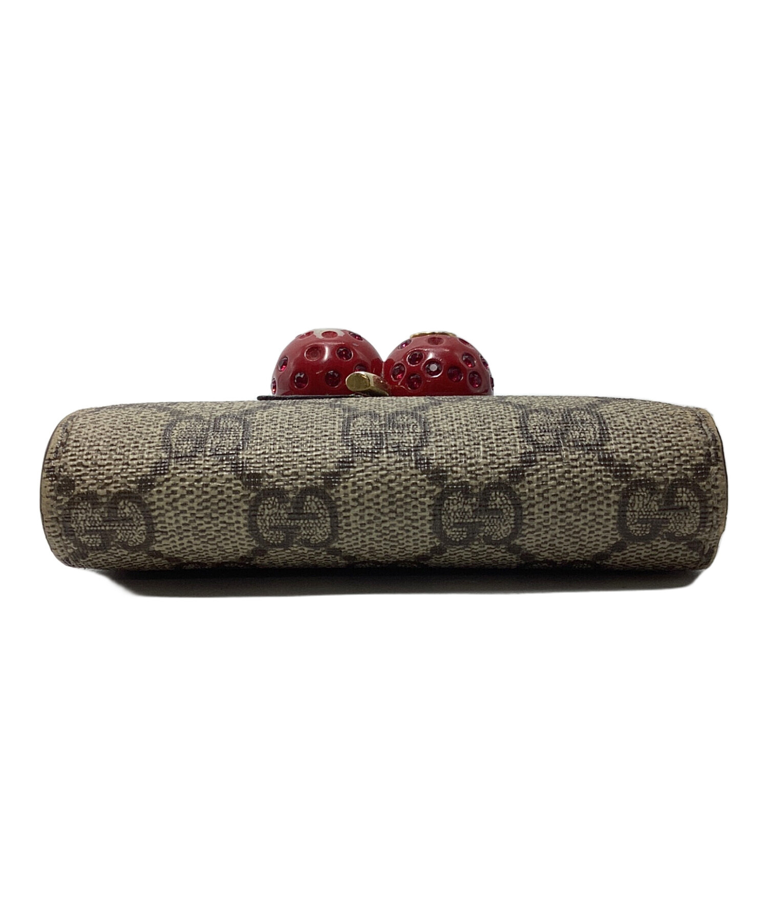 中古・古着通販】GUCCI (グッチ) GGスプリーム チェリー コンパクト