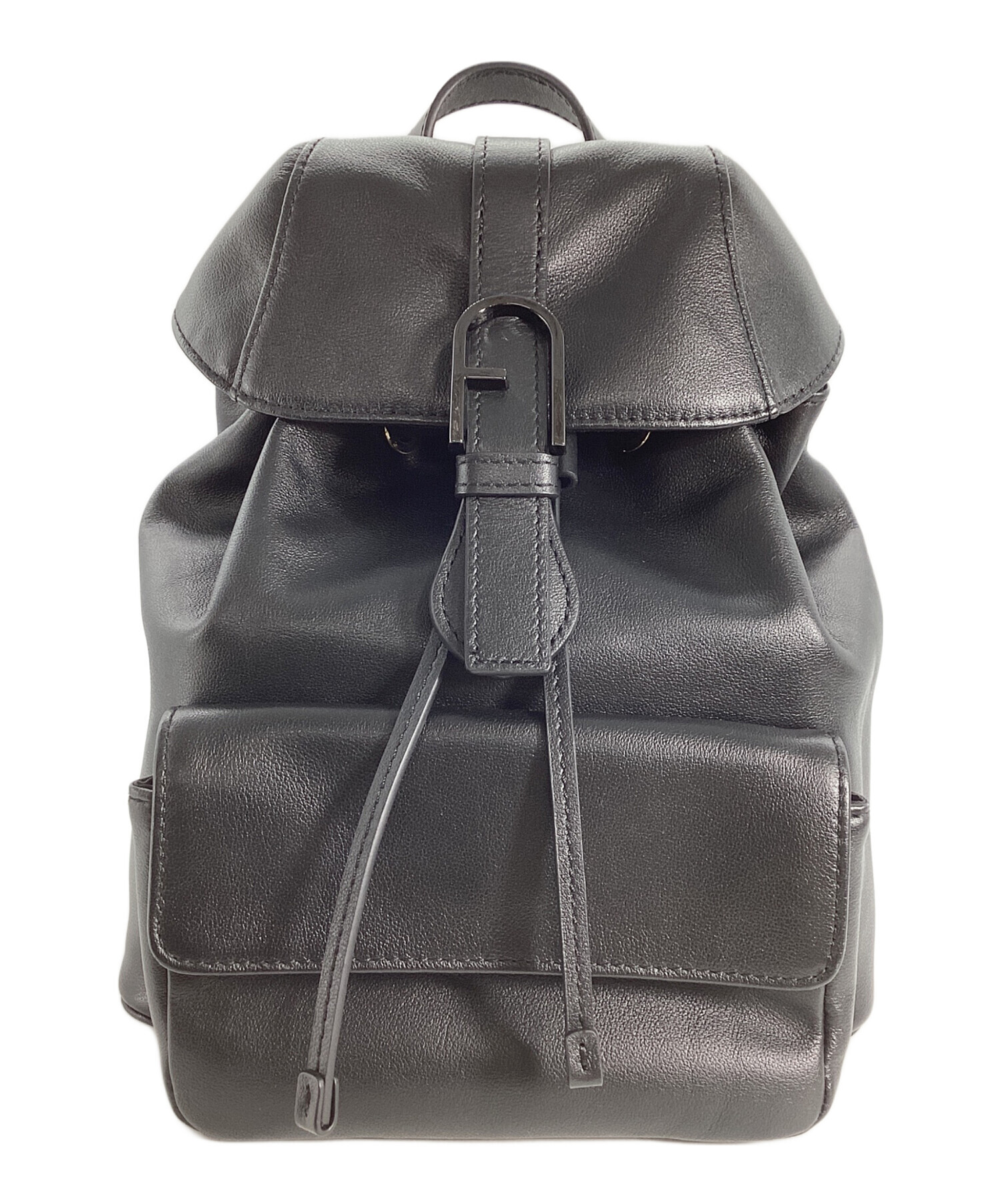 中古・古着通販】FURLA (フルラ) FURLA FLOW S BACKPACK ブラック 