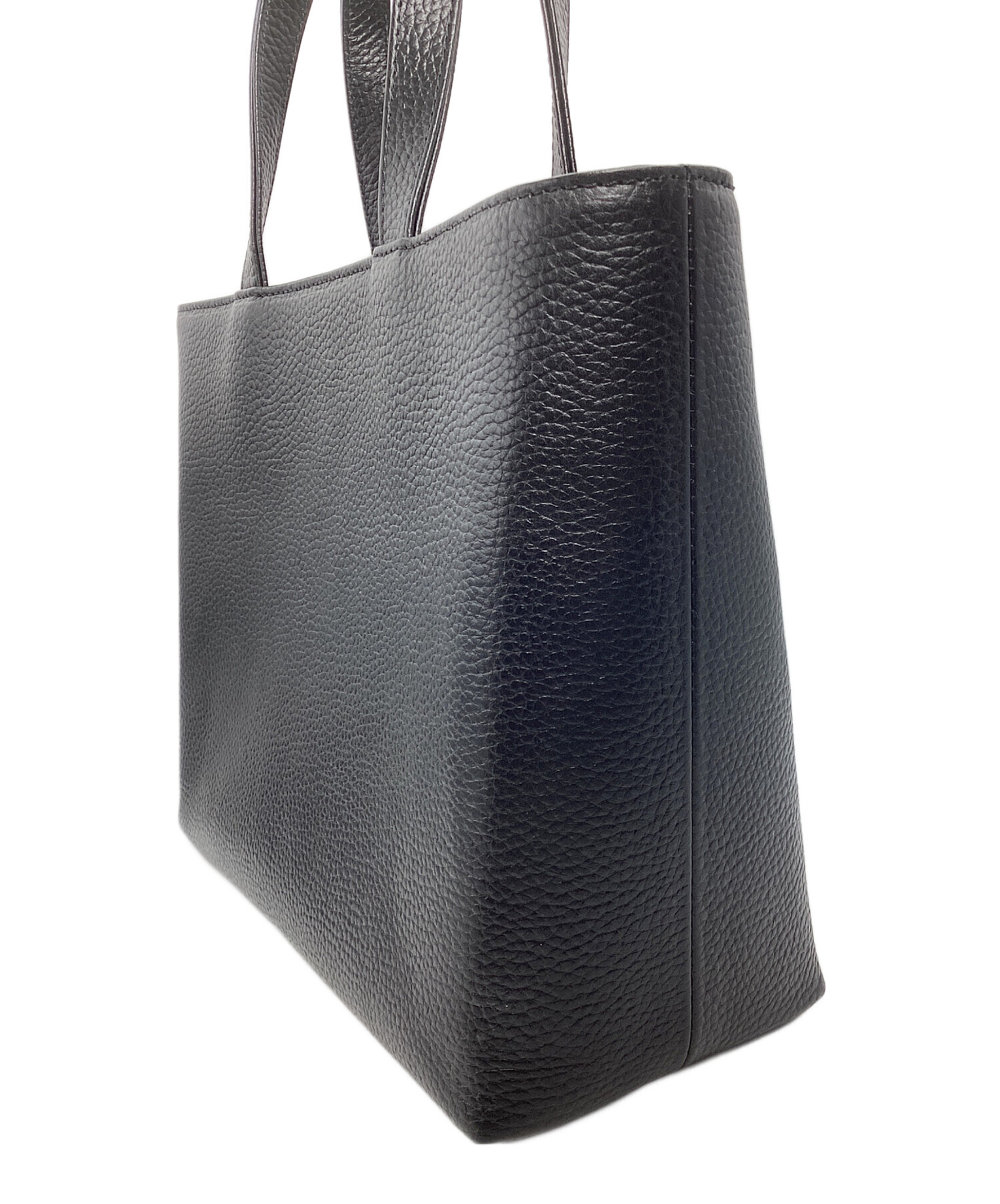 中古・古着通販】HushTug (ハッシュタグ) ジップミニトート ブラック