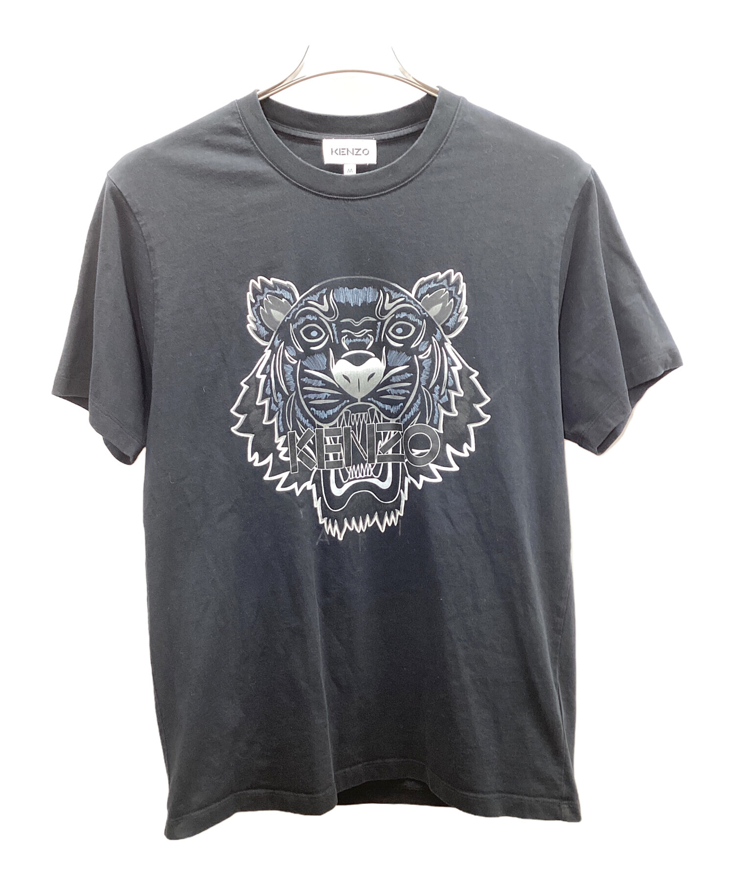 良好 KENZO ケンゾー  半袖カットソー Tシャツ サイズ:S  グレー  レディース 　240001121829 中古・古着通販】KENZO (ケンゾー) 半袖カットソー ブラック サイズ:M