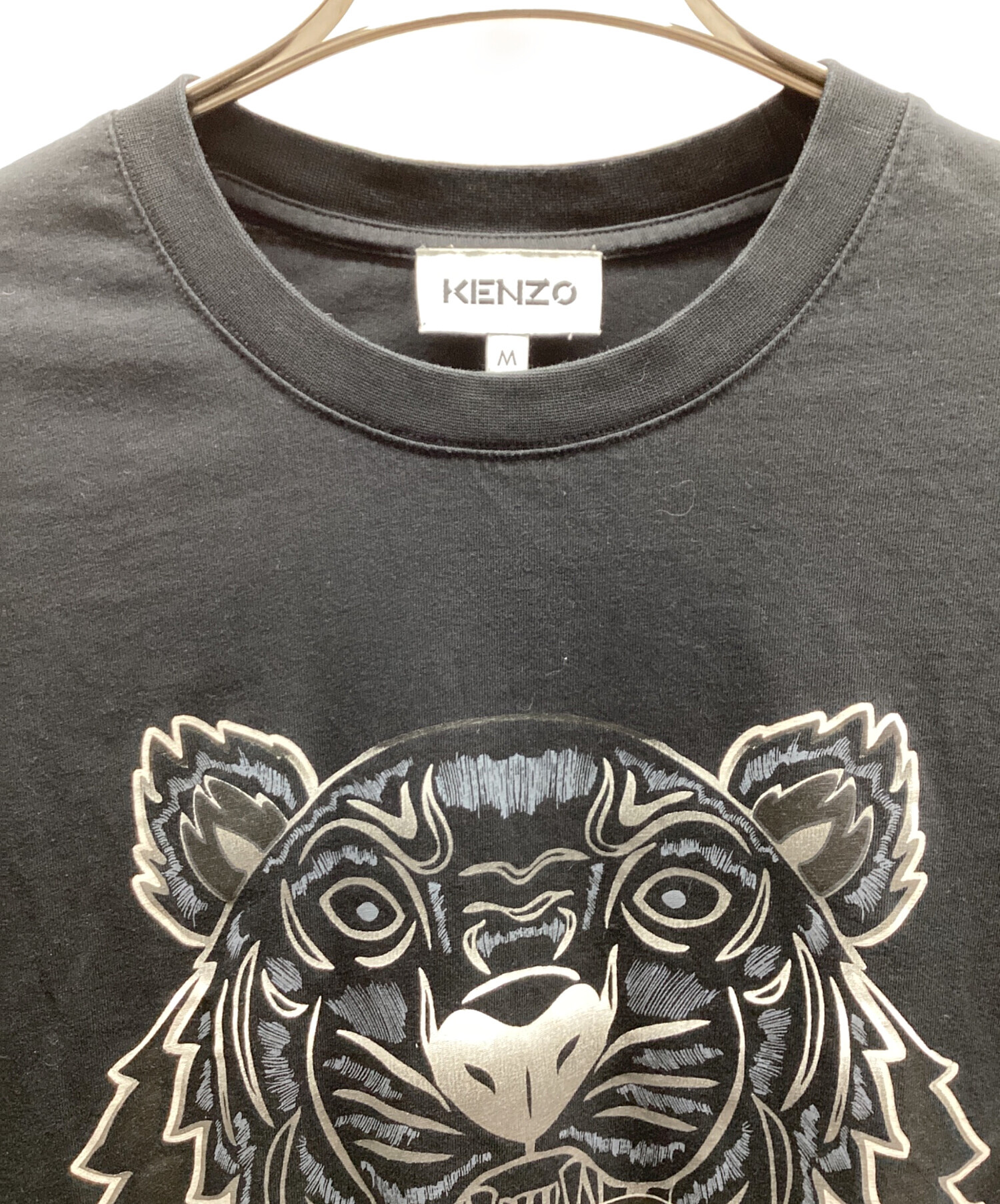 中古・古着通販】KENZO (ケンゾー) 半袖カットソー ブラック サイズ:M