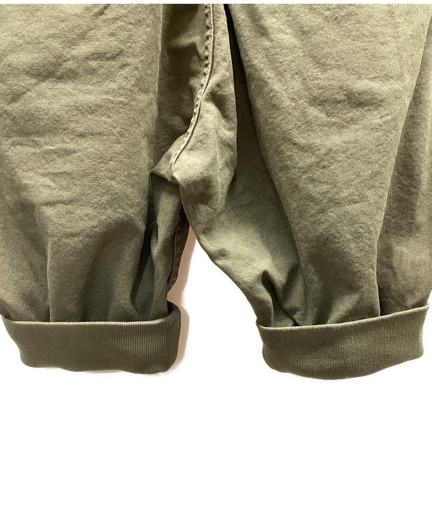 中古・古着通販】KAPITAL (キャピタル) ハーフパンツ カーキ サイズ:S 中古・古着通販】KAPITAL (キャピタル) ハーフパンツ カーキ サイズ:S