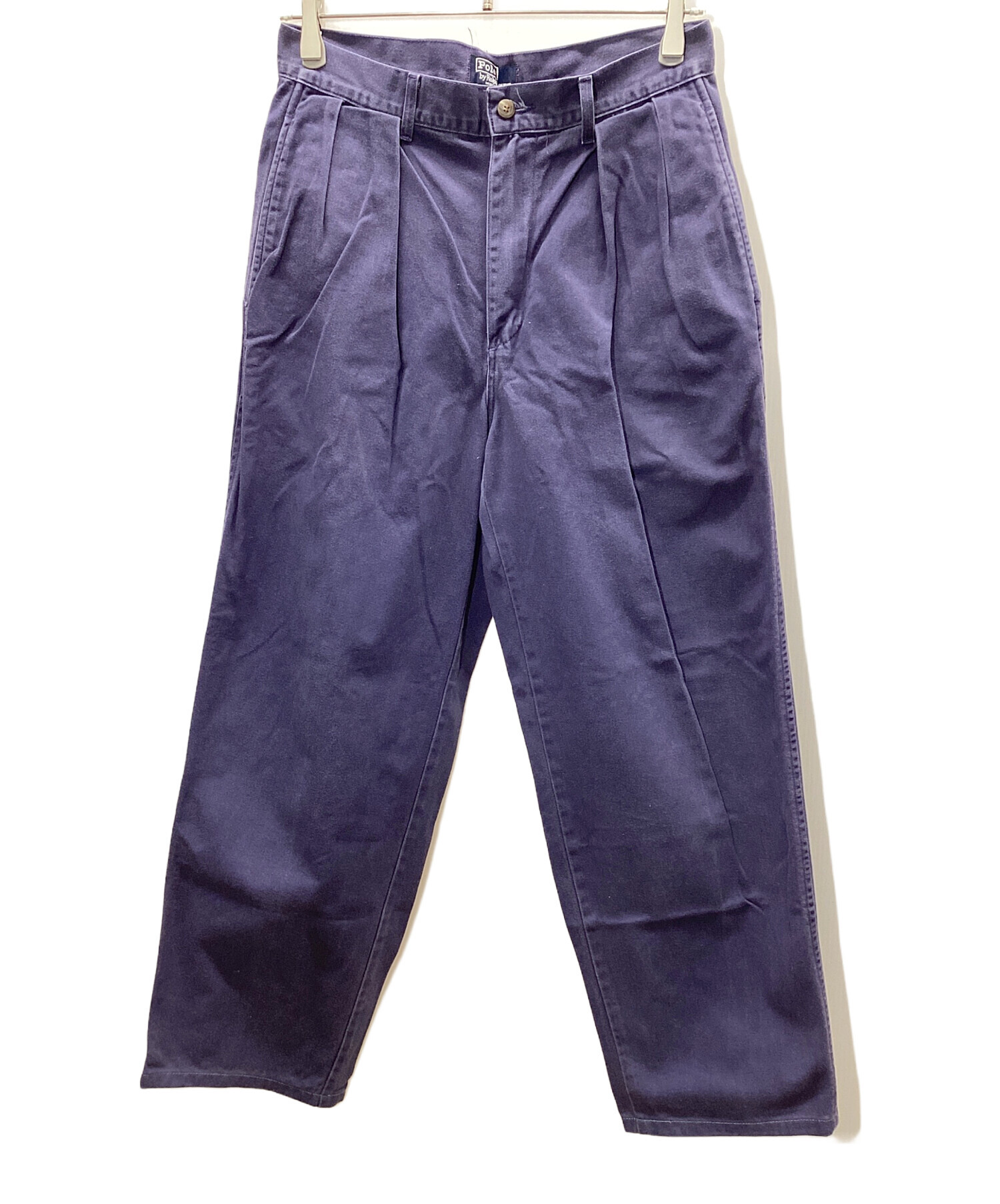 S*A様 USA製　ポロバイラルフローレン　チノパン　W31　ネイビー　古着 中古・古着通販】POLO RALPH LAUREN (ポロ・ラルフローレン) チノパン