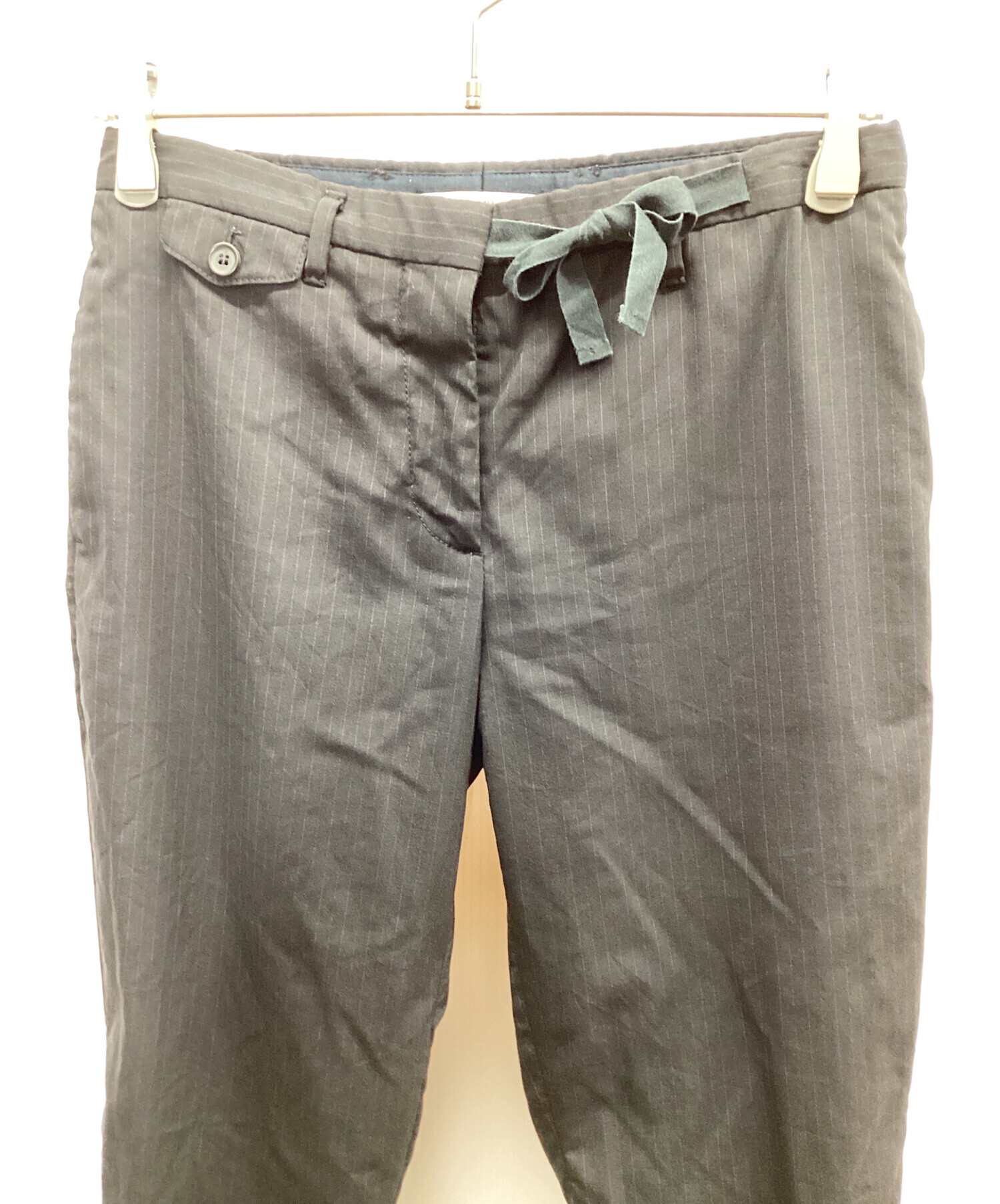 中古・古着通販】PRADA (プラダ) スラックス ネイビー サイズ:38