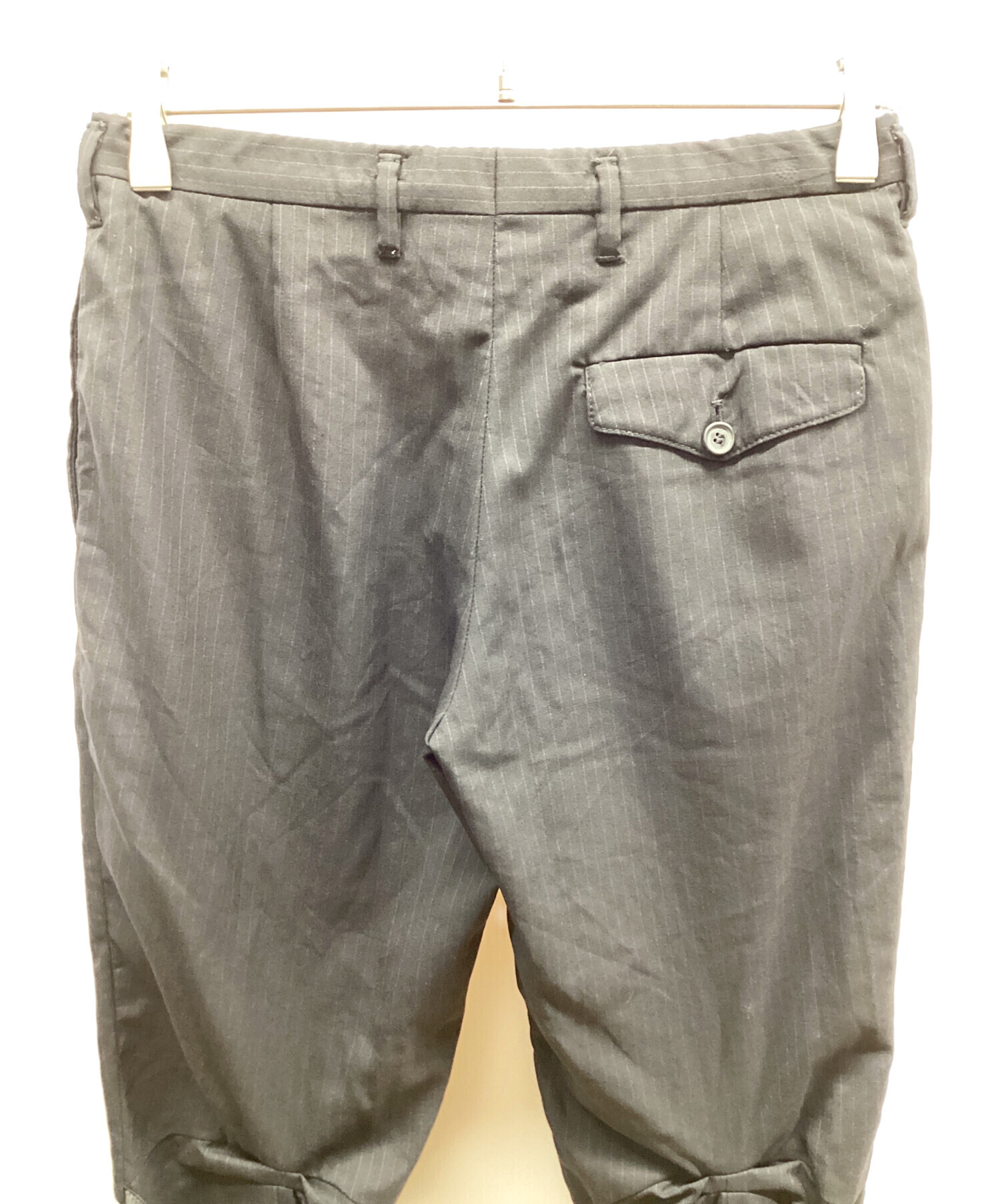 中古・古着通販】PRADA (プラダ) スラックス ネイビー サイズ:38