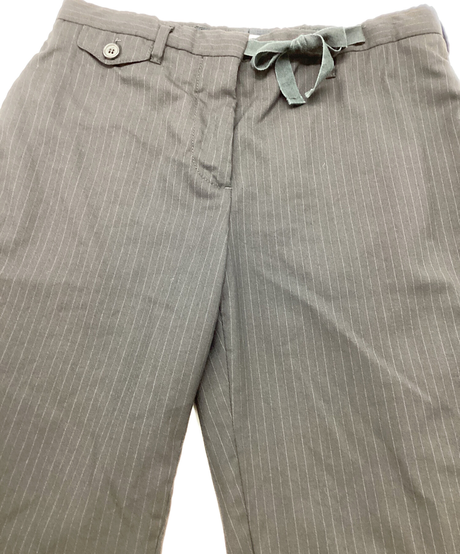 中古・古着通販】PRADA (プラダ) スラックス ネイビー サイズ:38