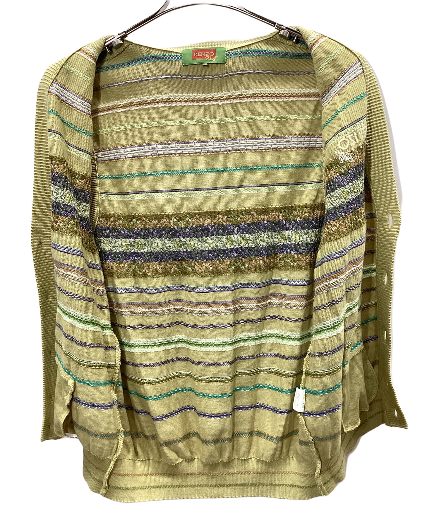 中古・古着通販】KENZO GOLF (ケンゾー ゴルフ) 薄手ニット イエロー