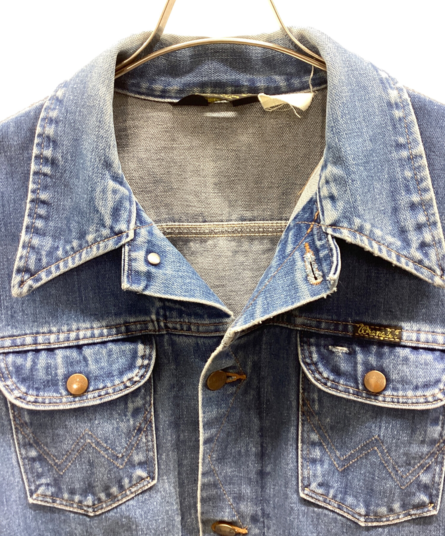 中古・古着通販】Wrangler (ラングラー) デニムジャケット インディゴ