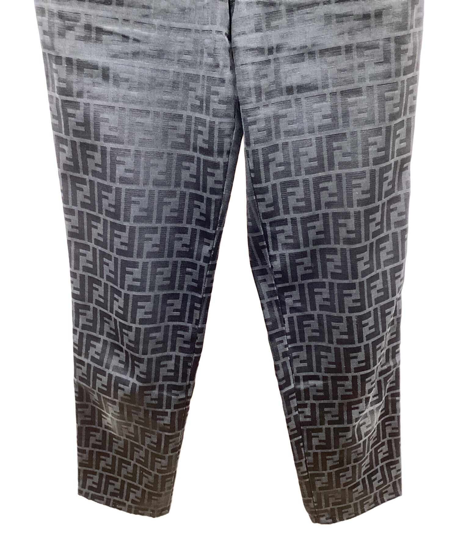 中古・古着通販】FENDI (フェンディ) ズッカ 総柄パンツ ブラック