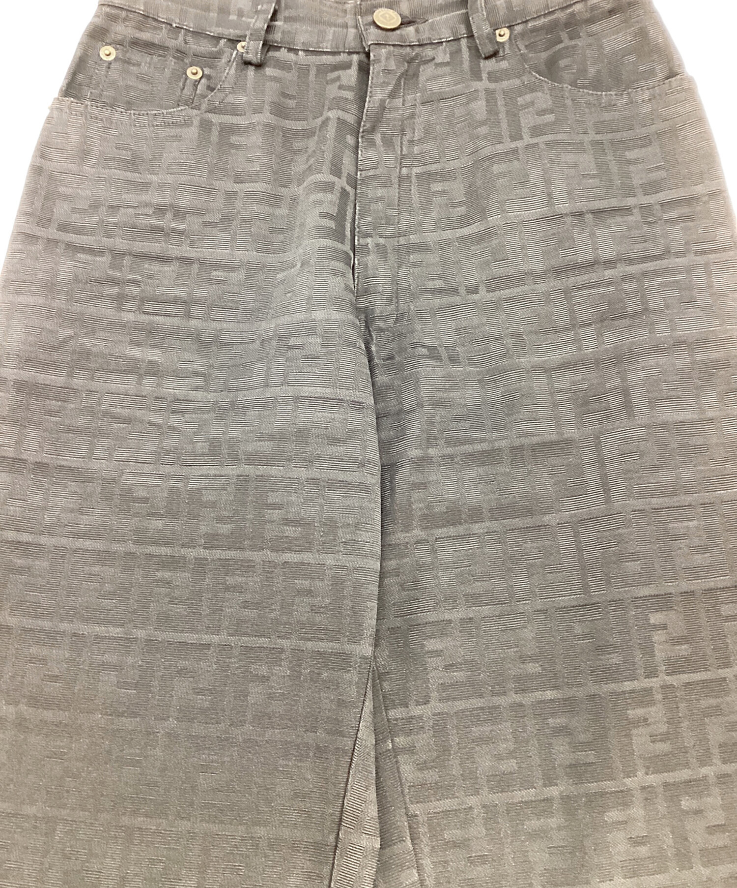 中古・古着通販】FENDI (フェンディ) ズッカ 総柄パンツ ブラック