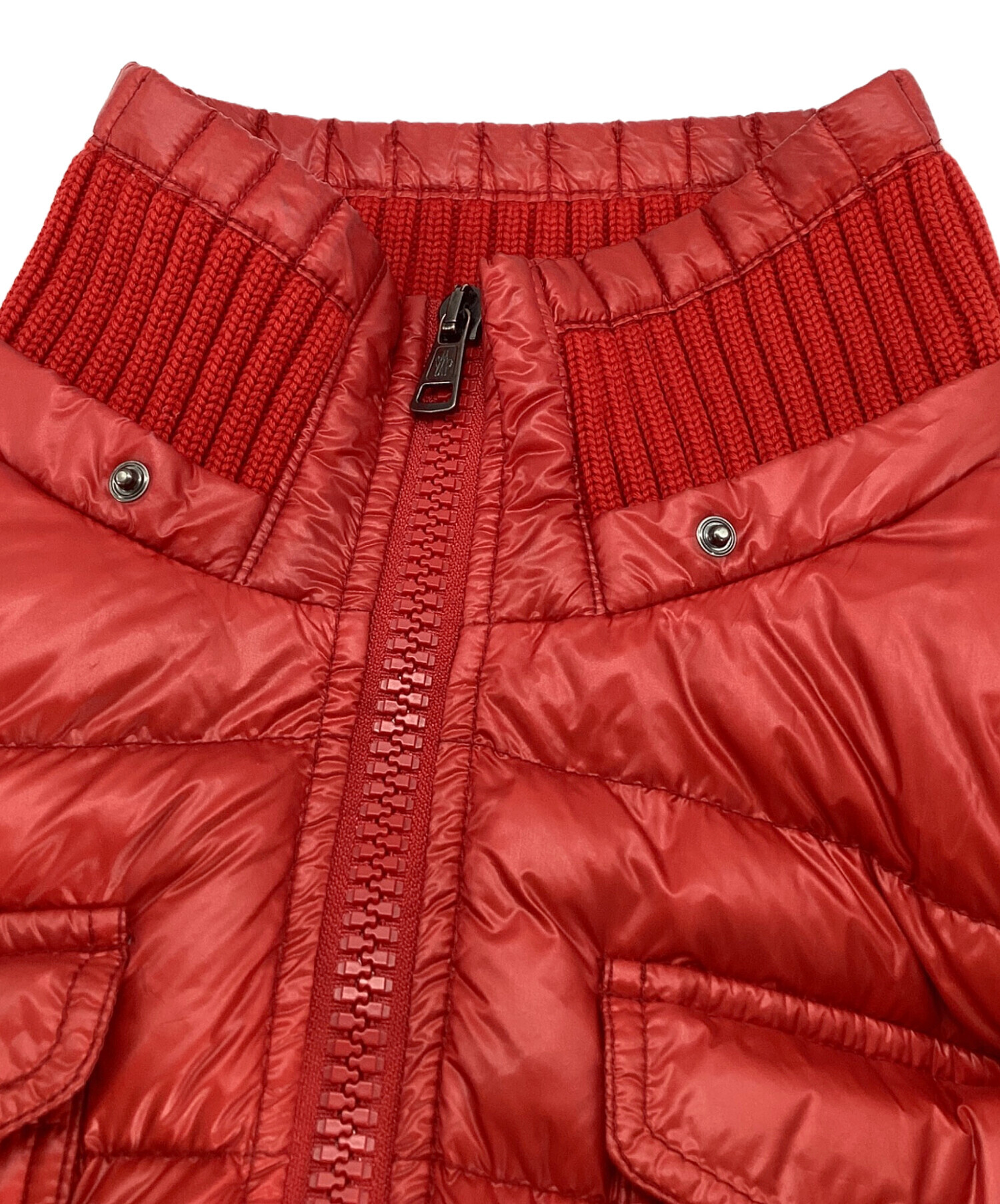 中古・古着通販】MONCLER (モンクレール) ダウンジャケット レッド