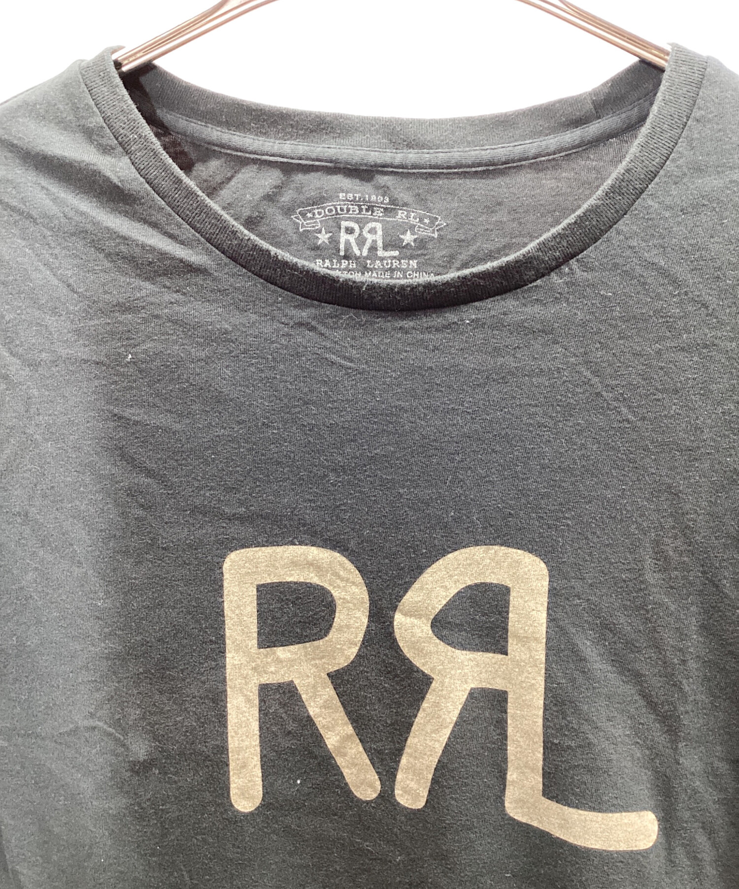 中古・古着通販】RRL (ダブルアールエル) 半袖カットソー グレー