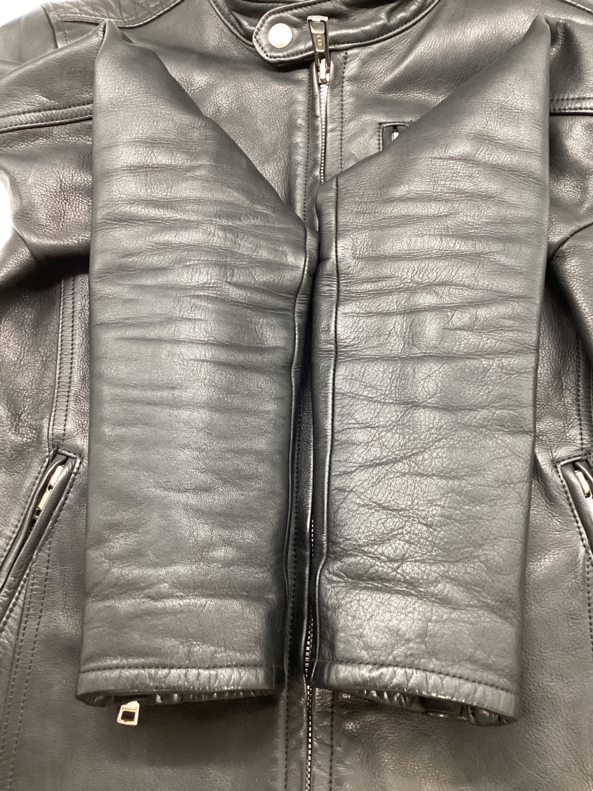 中古・古着通販】AKM (エーケーエム) シングルライダースジャケット