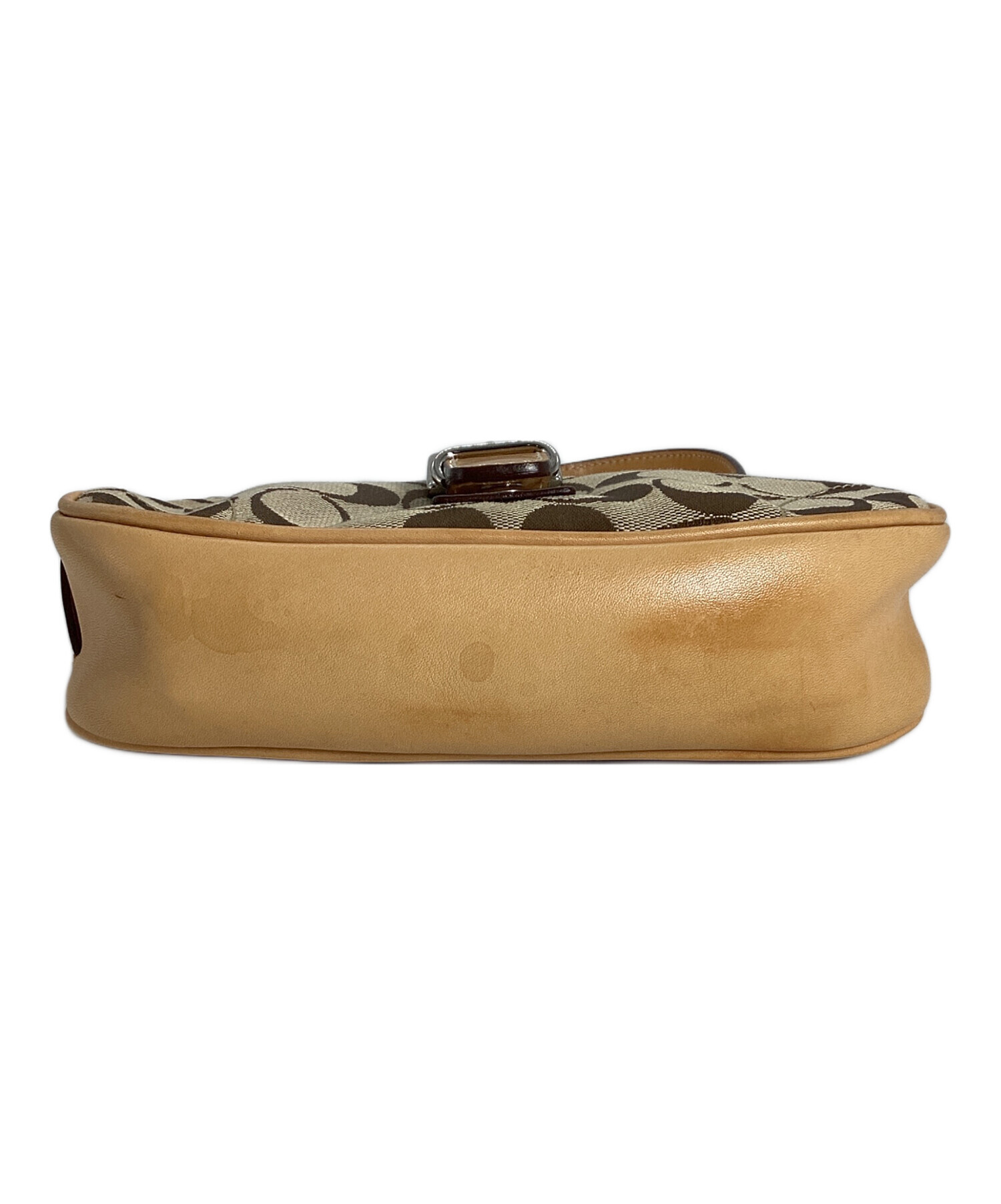 中古・古着通販】COACH (コーチ) COACH シグネチャー ミニハンドバッグ