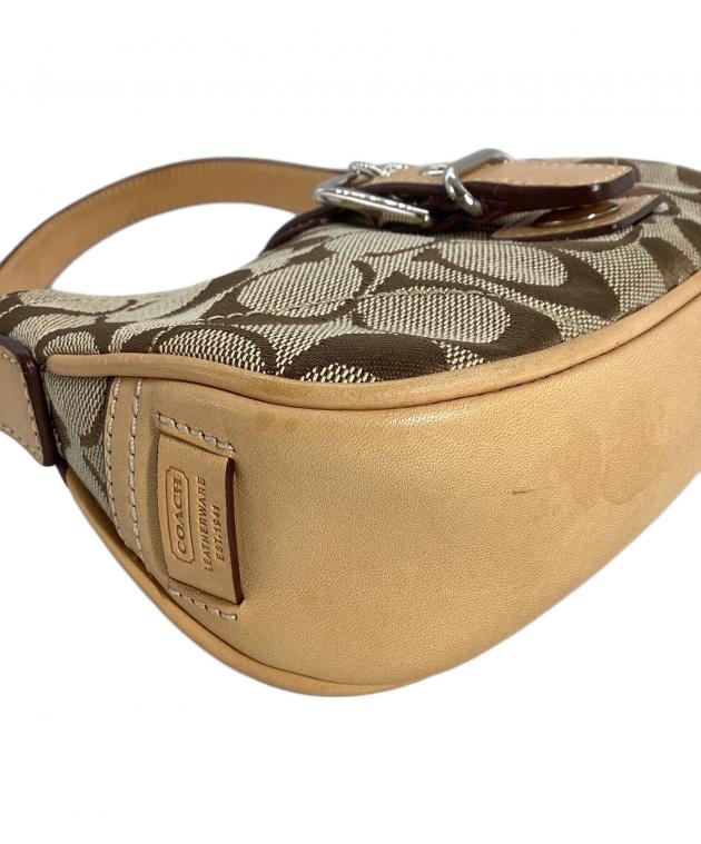 中古・古着通販】COACH (コーチ) COACH シグネチャー ミニハンドバッグ