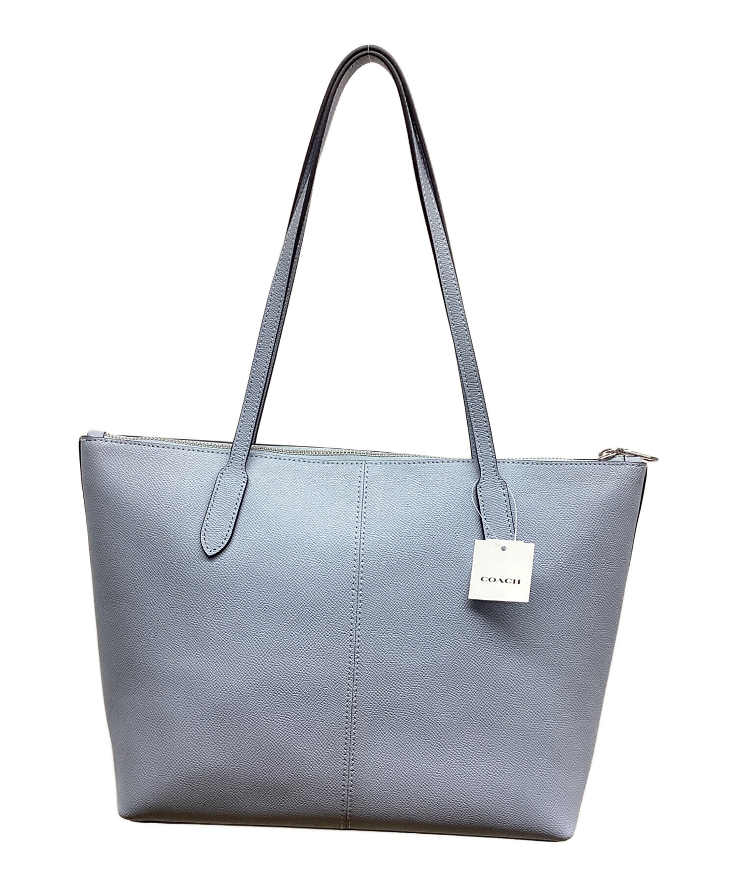 Coach トートバッグ ブルー 中古・古着通販】COACH (コーチ) トートバッグ ブルー｜ブランド・古着