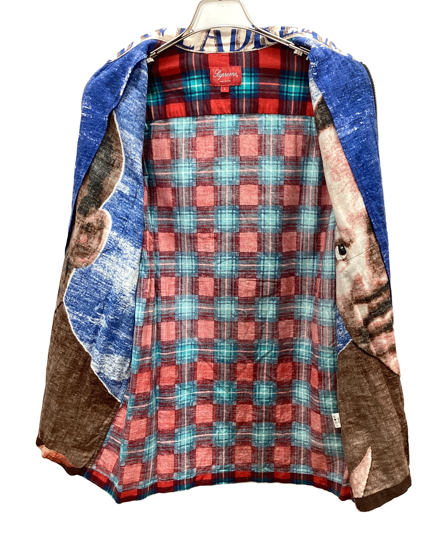 中古・古着通販】SUPREME (シュプリーム) MLK ZIP UP FLANNEL SHIRT