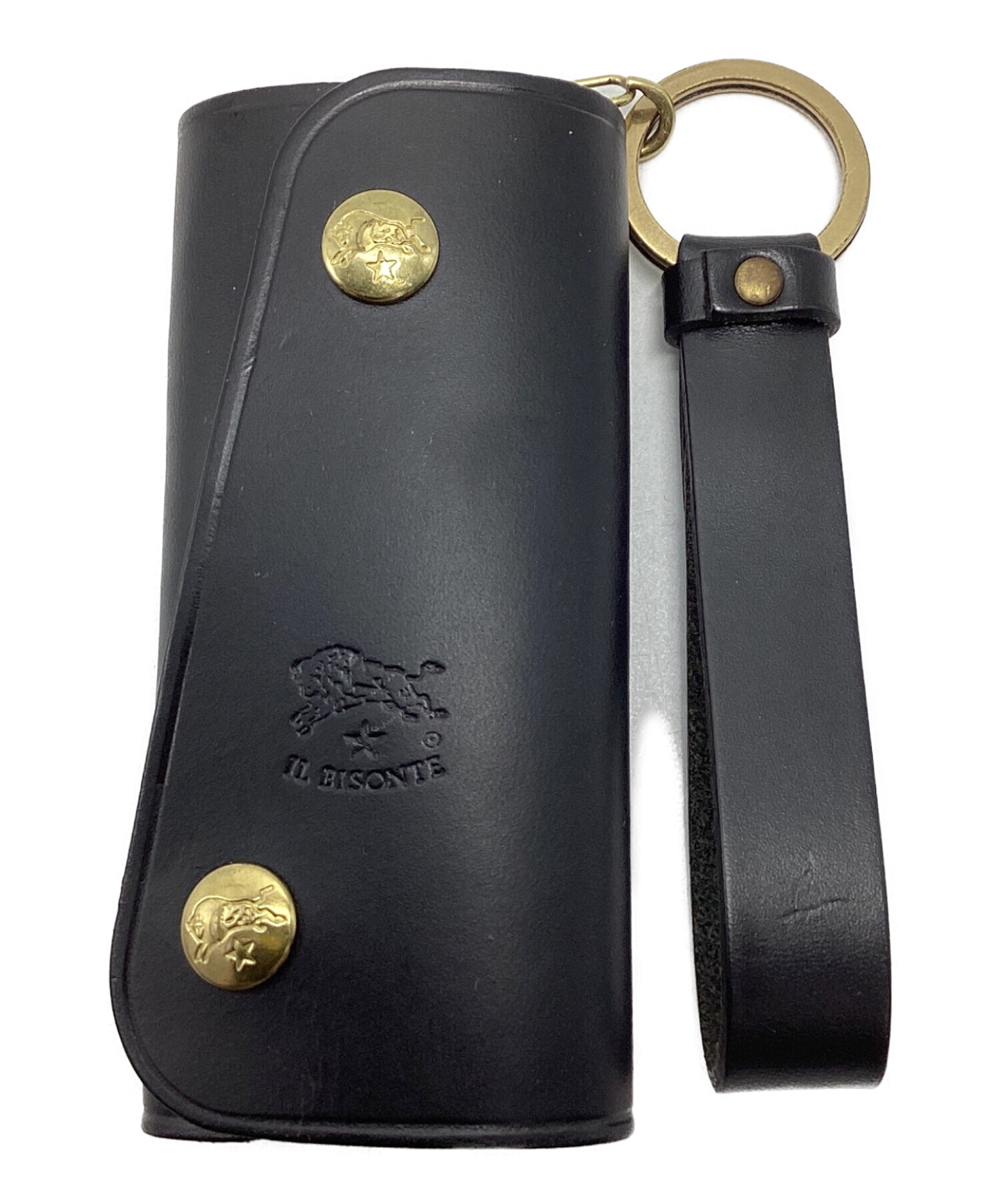 中古・古着通販】IL BISONTE (イル ビゾンテ) キーケース ブラック